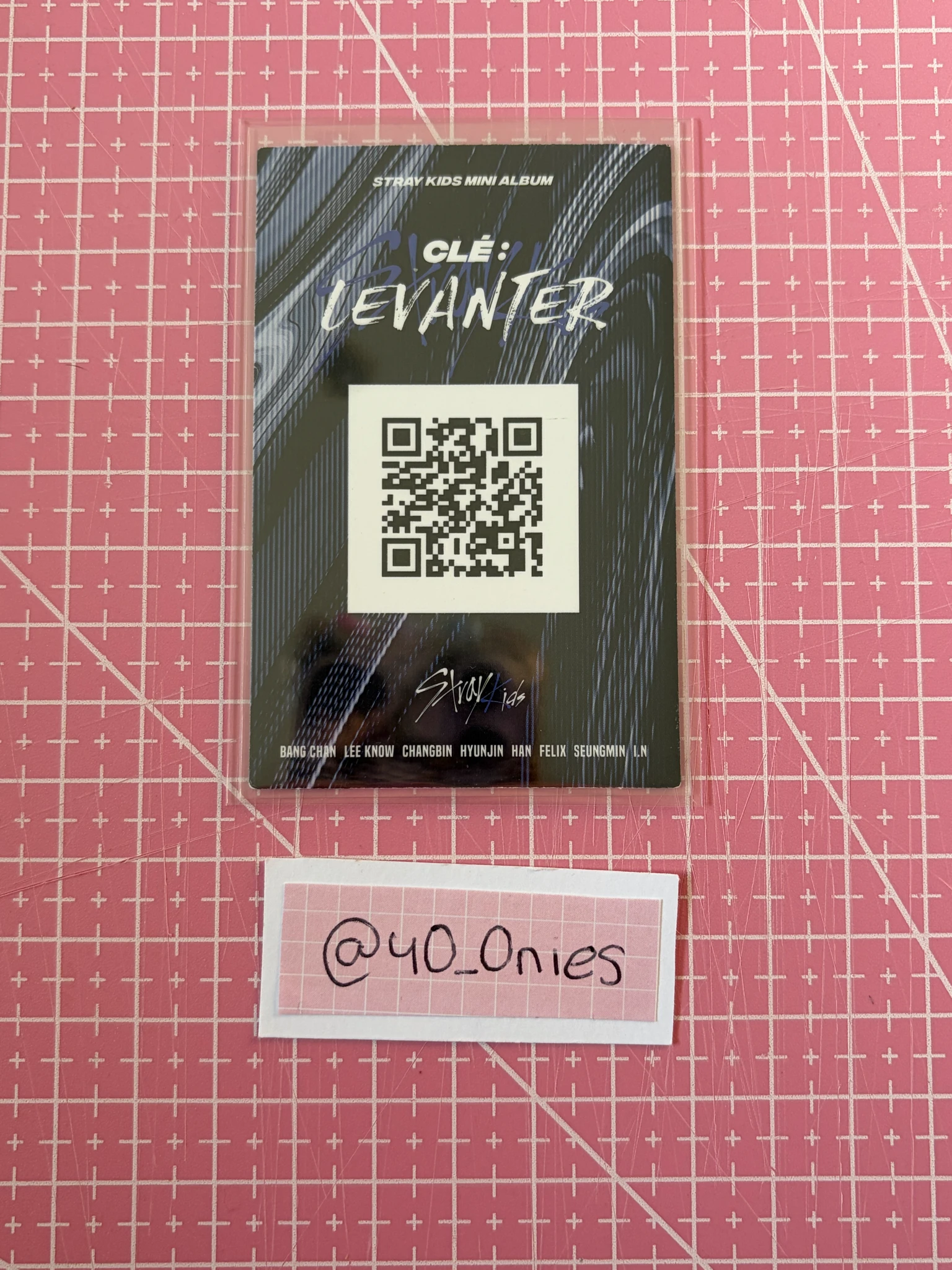 Stray Kids Hyunjin Stray Kids - Hyunjin - Clé: Levanter Album album photocard name ver. listing photo 2