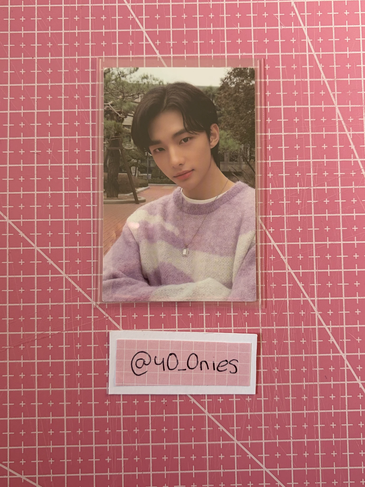 Stray Kids Hyunjin Stray Kids - Hyunjin - GO LIVE Album album photocard B version double-sided front side listing photo 2