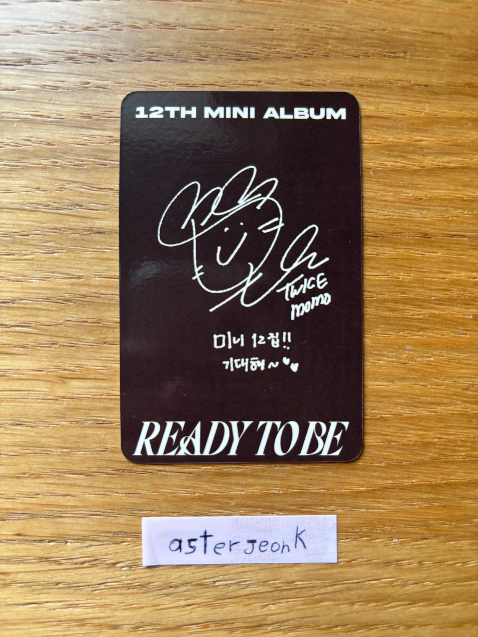 TWICE Momo TWICE-Momo-Album-READY TO BE listing photo 2