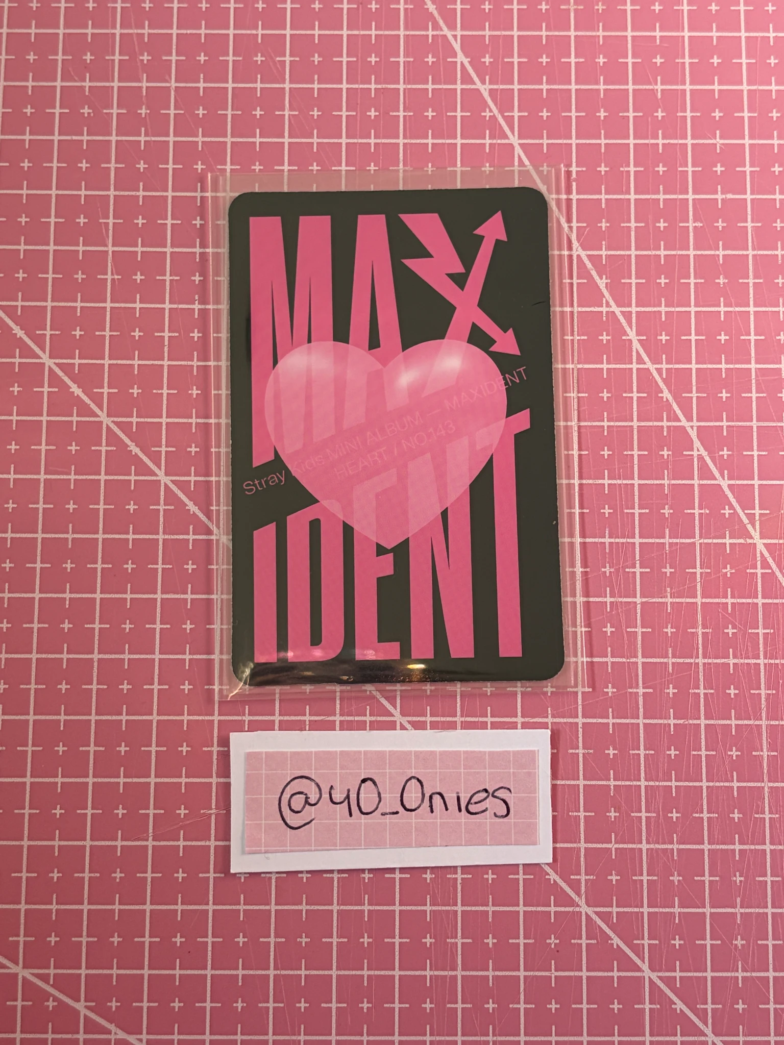 Stray Kids Hyunjin Stray Kids - Hyunjin - Maxident Album album photocard heart version listing photo 2