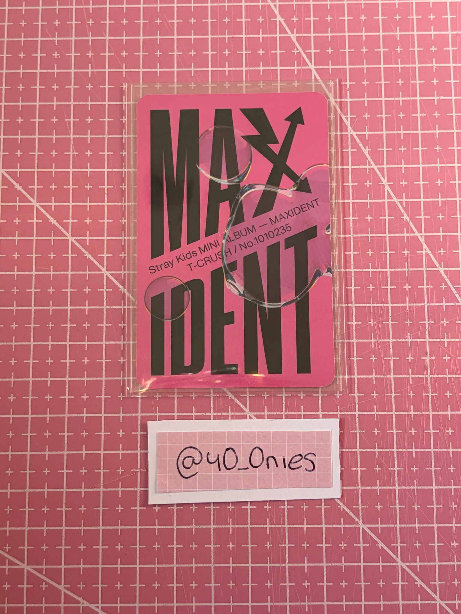Stray Kids Hyunjin Stray Kids - Hyunjin - Maxident Album album photocard listing photo 2