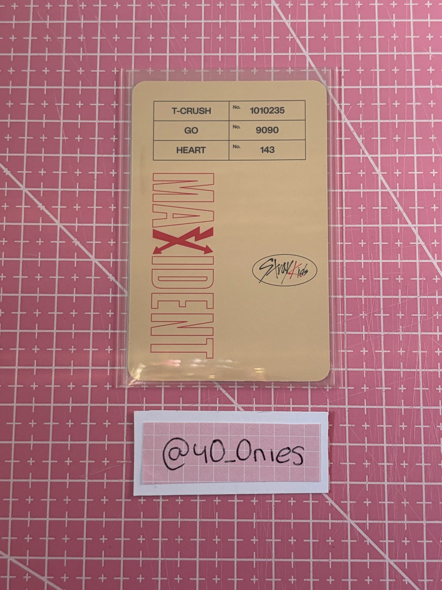 Stray Kids Hyunjin Stray Kids - Hyunjin - Maxident Album album photocard paper case version listing photo 2