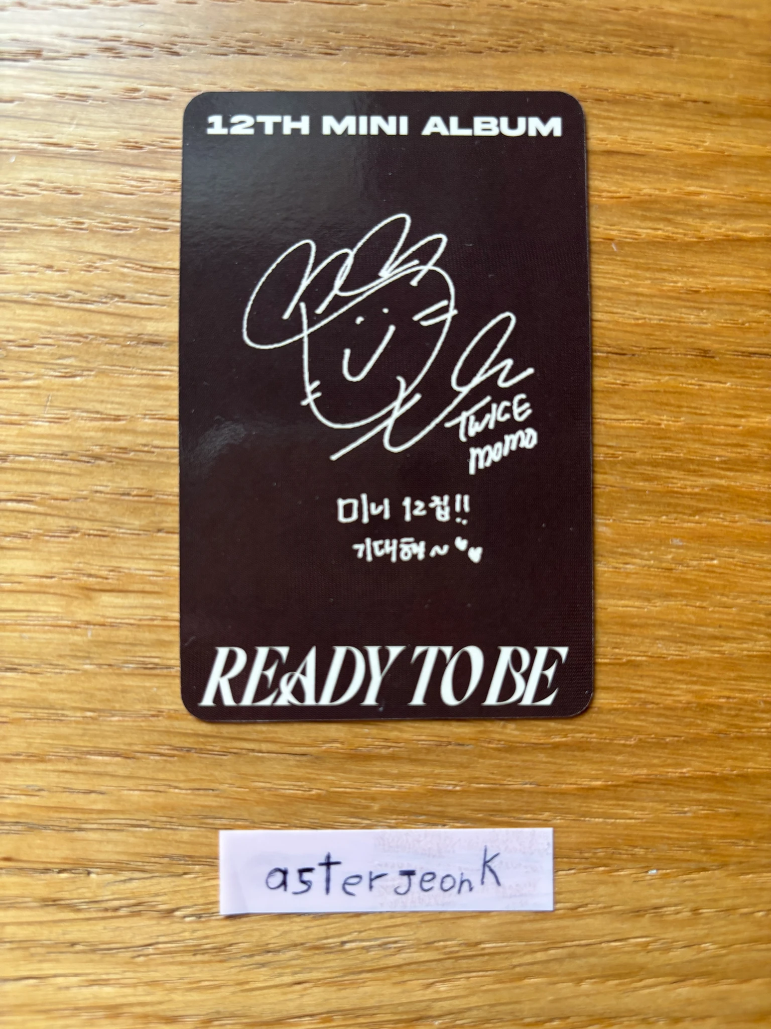 TWICE Momo TWICE-Momo-Album-READY TO BE listing photo 2
