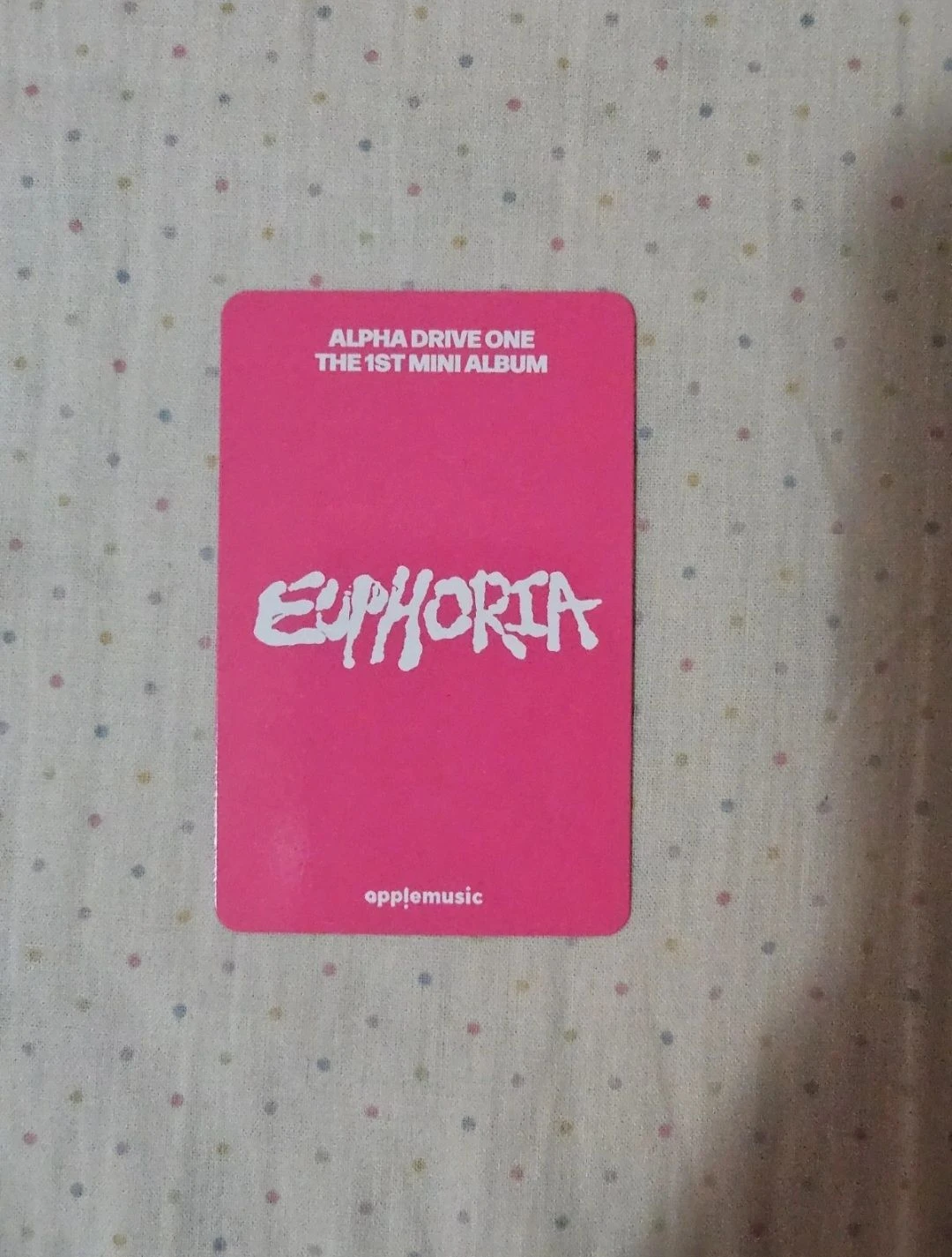ALPHA DRIVE ONE Anxin ALPHA DRIVE ONE - Anxin - EUPHORIA Album apple music fansign round 3 listing photo 2