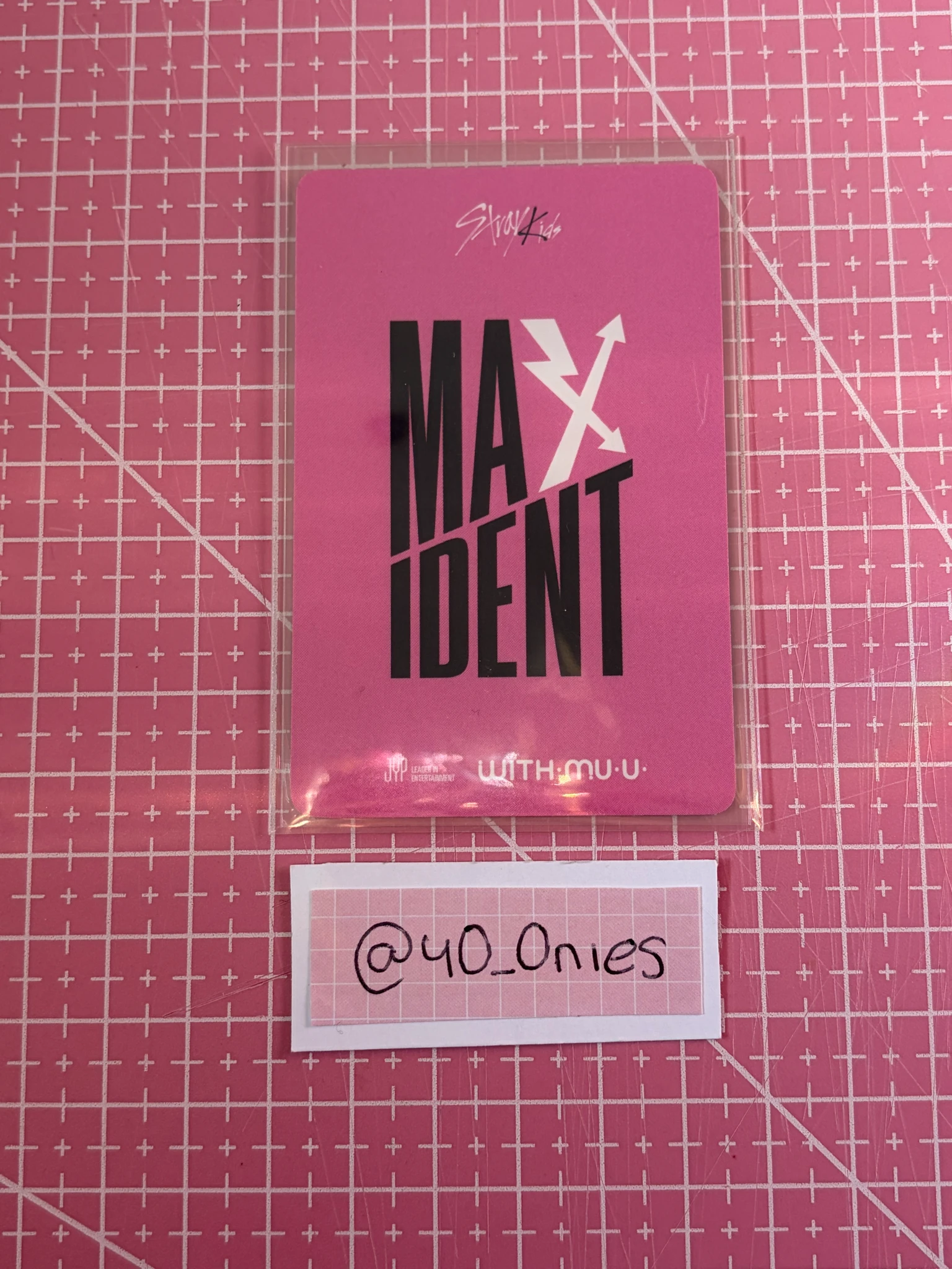 Stray Kids Hyunjin Stray Kids - Hyunjin - Maxident Album pre-order benefit (pob) withmuu listing photo 2