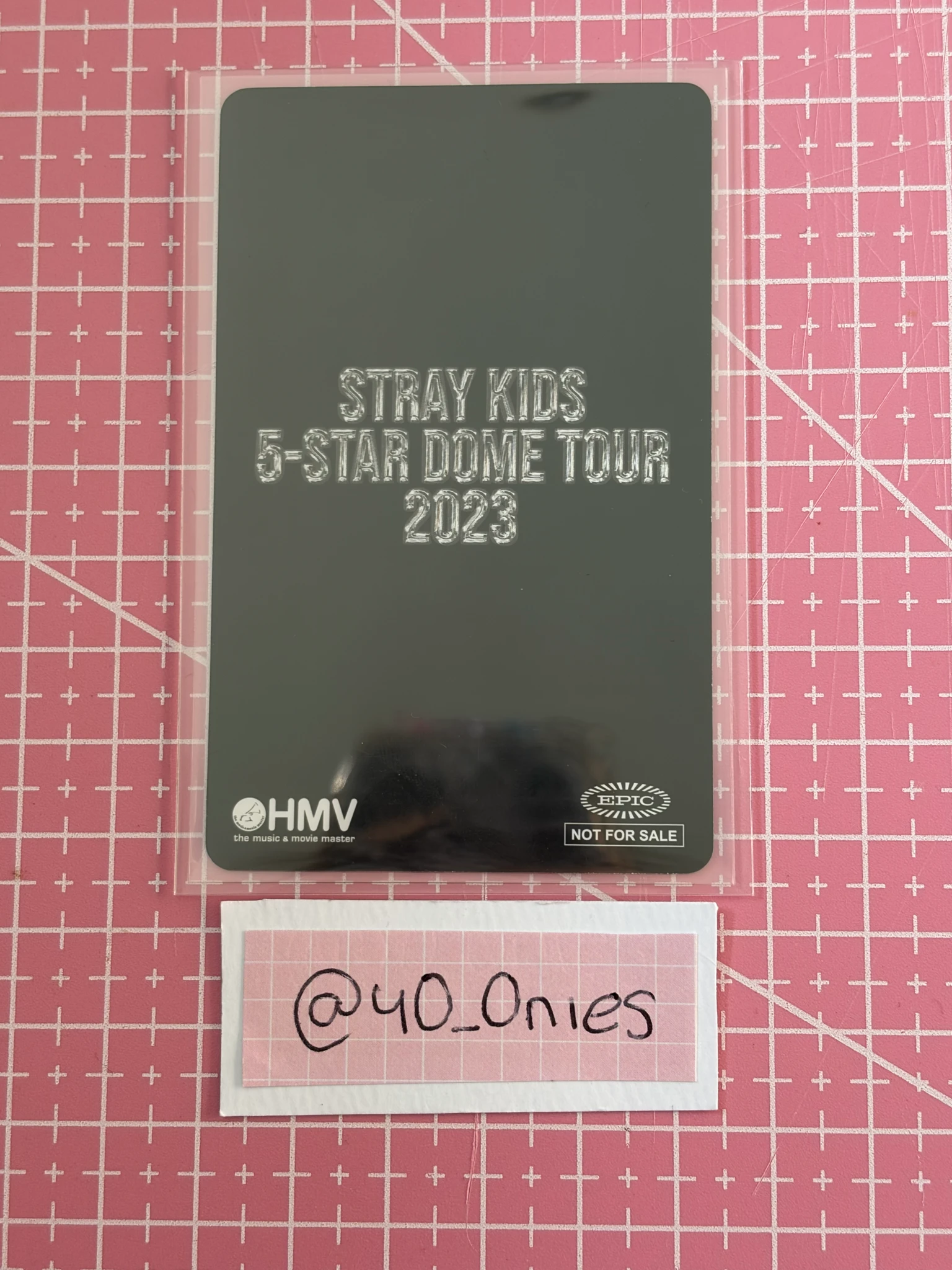 Stray Kids Hyunjin Stray Kids - Hyunjin - 5-STAR Dome Tour 2023 Blu-ray Other hmv japan holographic (hologram) purchase benefit photocard set listing photo 2