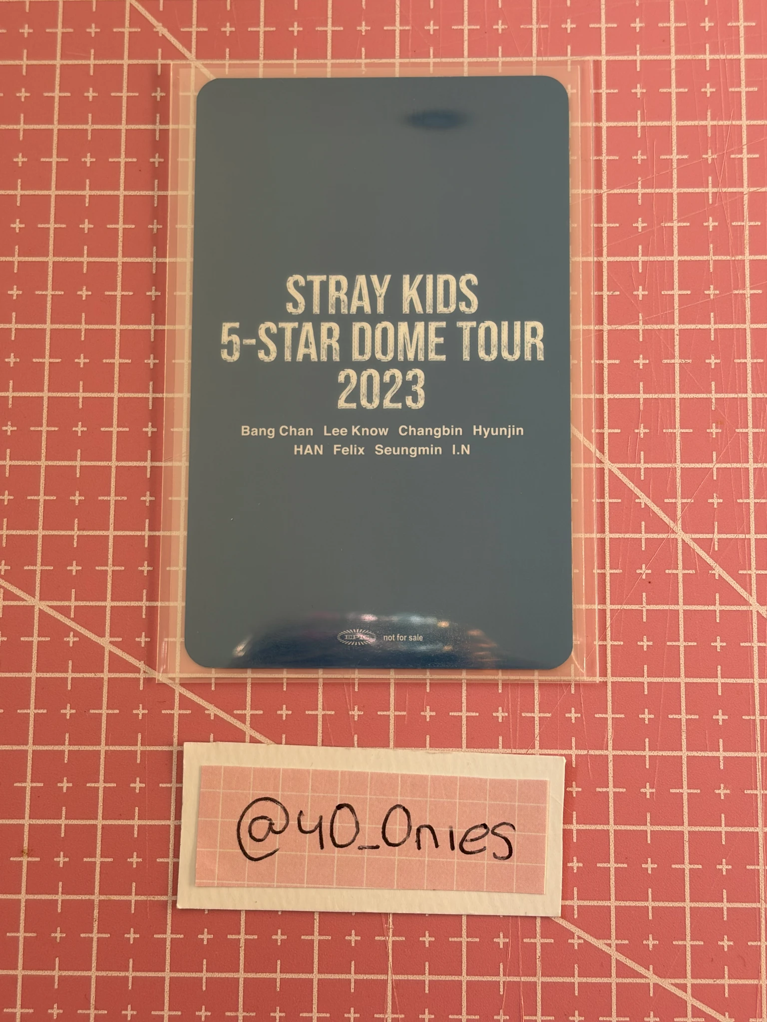 Stray Kids Hyunjin Stray Kids - Hyunjin - 5-Star Dome Tour 2023 Event fukuoka day 2 purchase benefit venue-limited social path listing photo 2