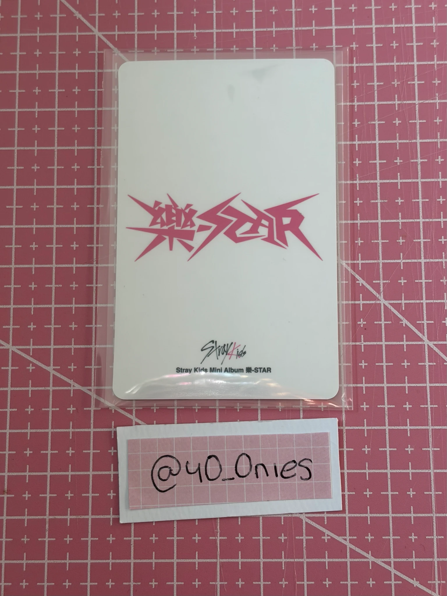 Stray Kids Hyunjin Stray Kids - Hyunjin - Rock-Star Album pre-order benefit (pob) KMStation round 2 listing photo 2