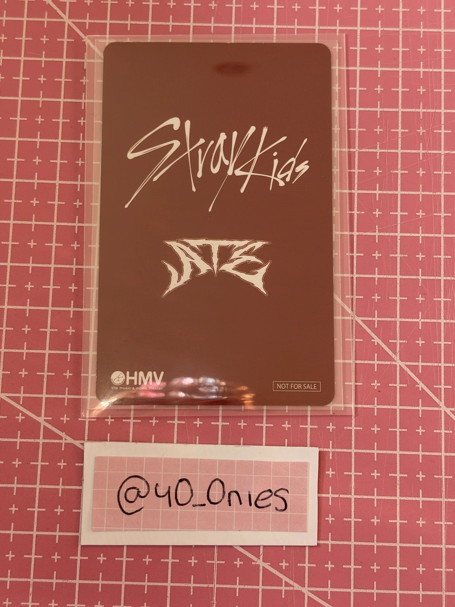 Stray Kids Hyunjin Stray Kids - Hyunjin - ATE Album pob (pre-order benefit) hmv japan holographic (hologram) listing photo 2