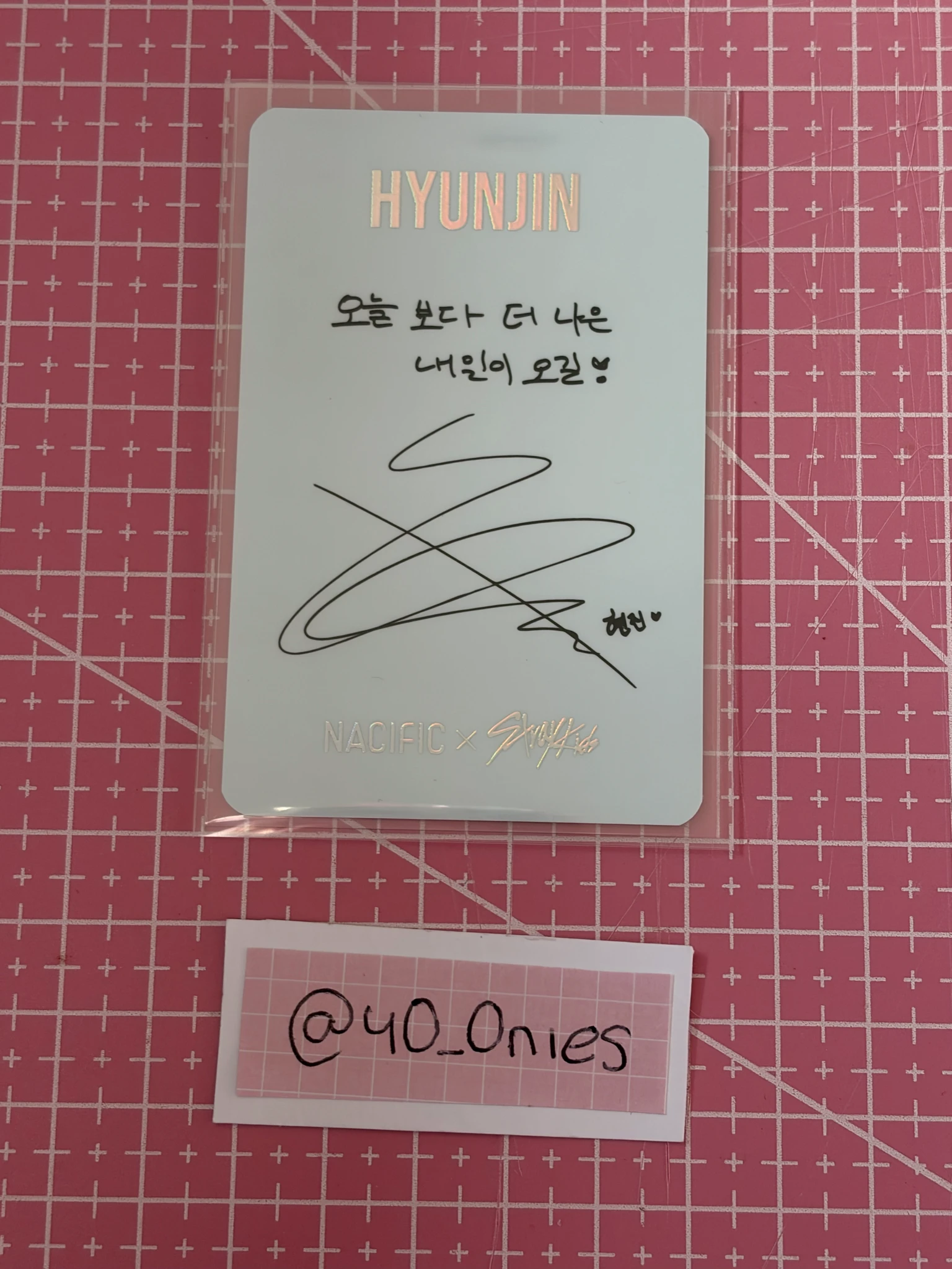 Stray Kids Hyunjin Stray Kids - Hyunjin - NACIFIC  x Stray Kids Other brand collaboration nacific round 11 listing photo 2