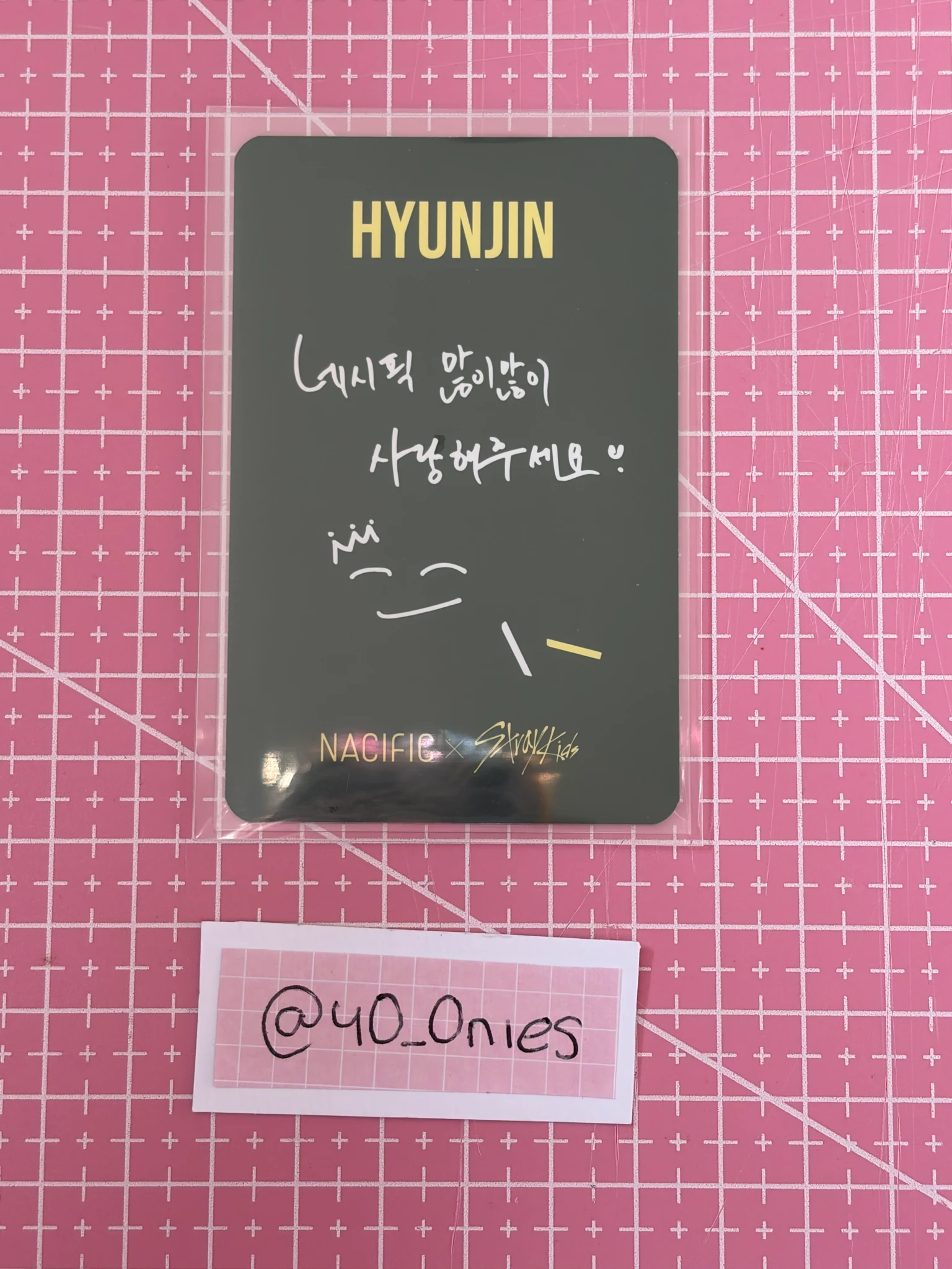 Stray Kids Hyunjin Stray Kids - Hyunjin - NACIFIC  x Stray Kids Other brand collaboration nacific round 13 listing photo 2