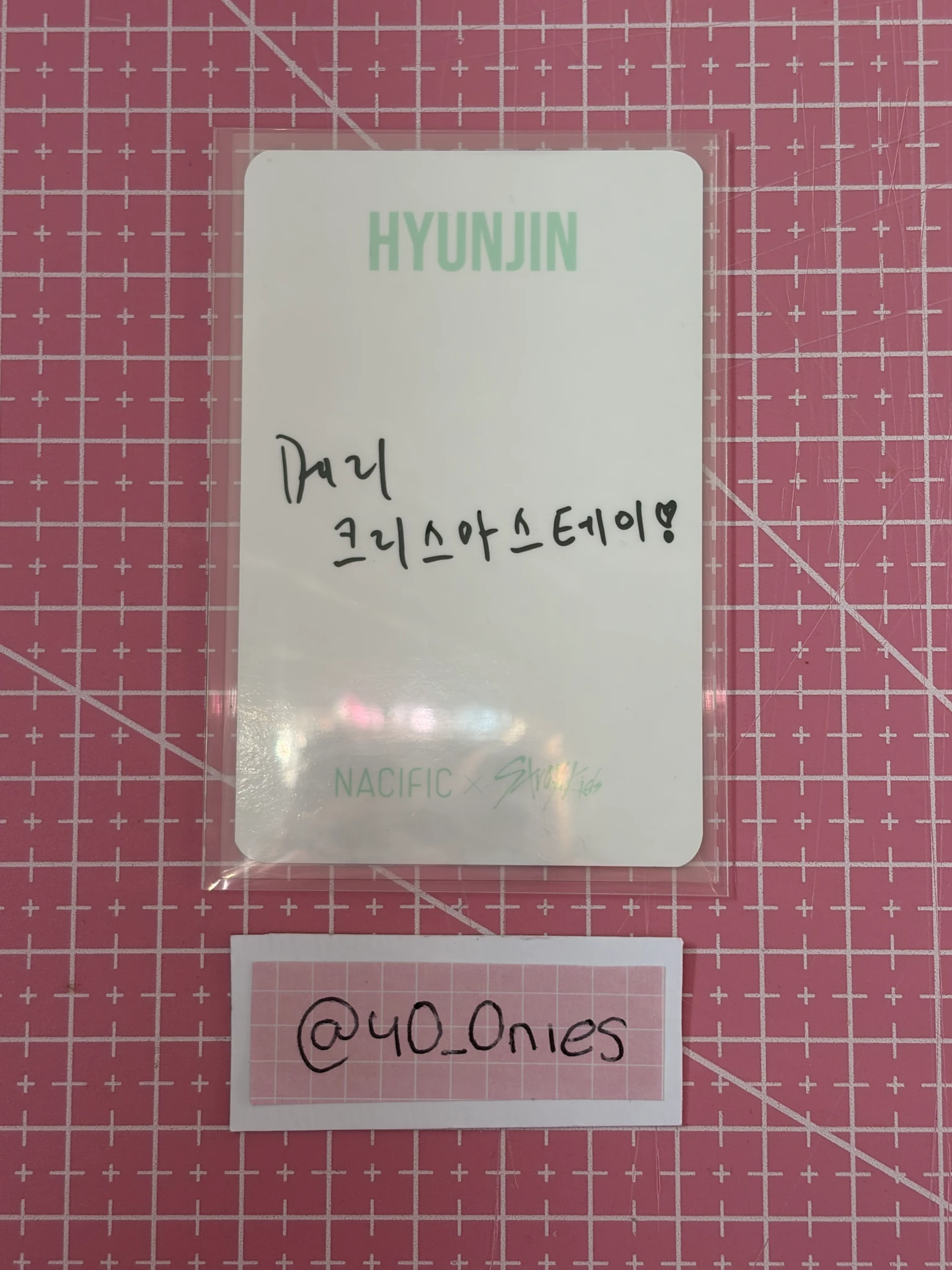 Stray Kids Hyunjin Stray Kids - Hyunjin - NACIFIC  x Stray Kids Other brand collaboration nacific round 15 listing photo 2