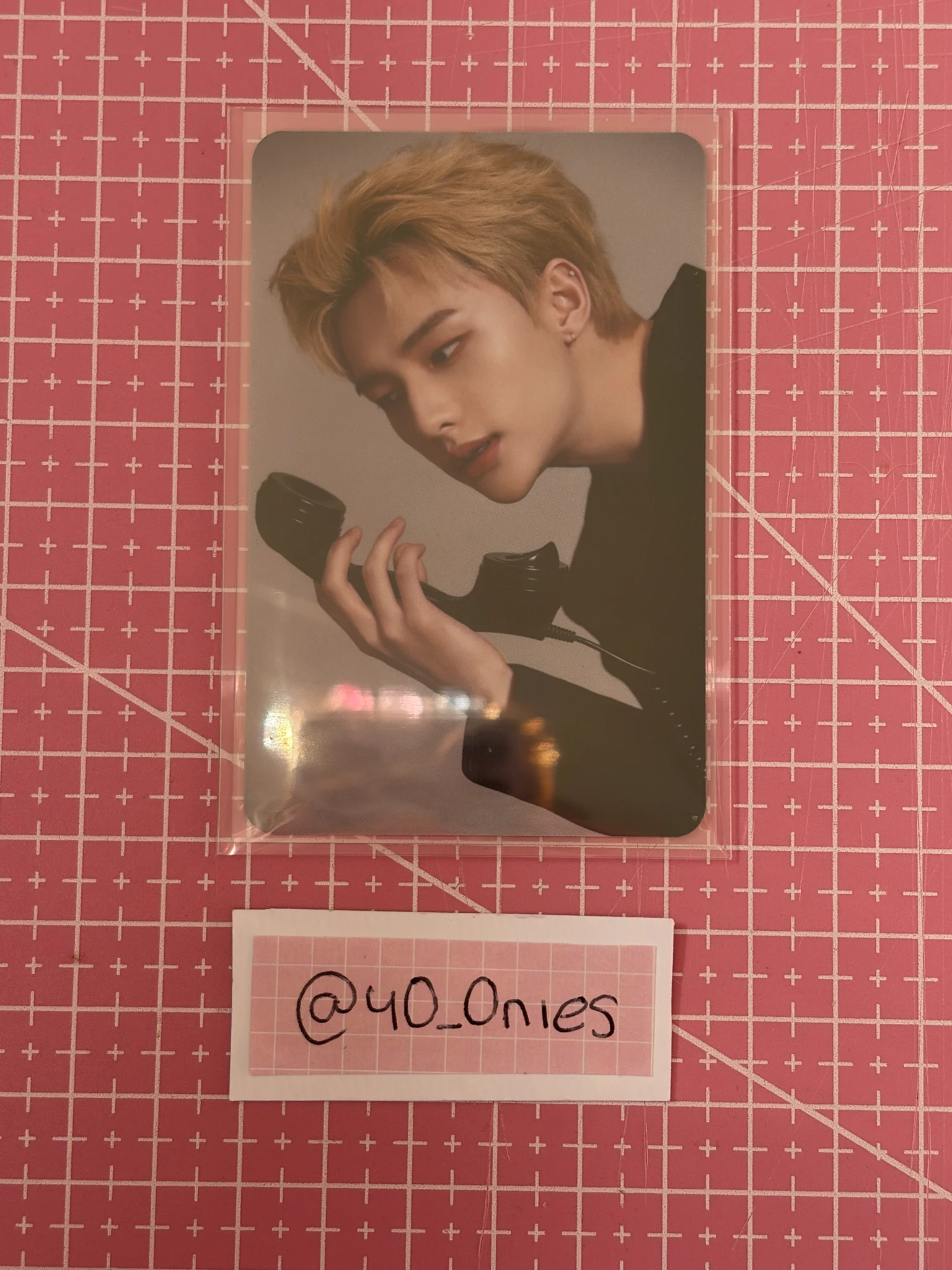 Stray Kids Hyunjin Stray Kids - Hyunjin - NACIFIC x Stray Kids Other brand collaboration nacific round 18 double-sided front side listing photo 2
