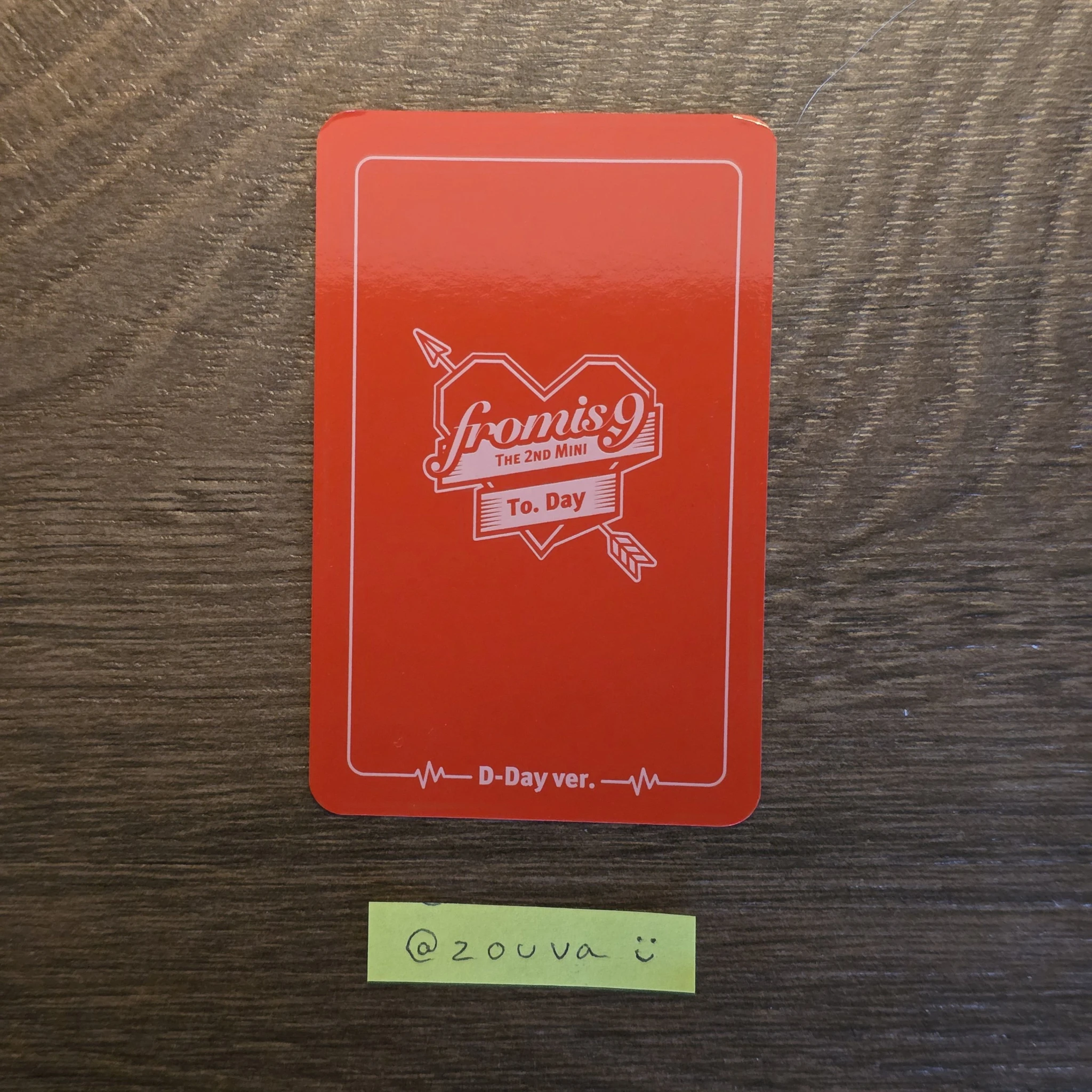 fromis_9 Nagyung fromis_9 - Nagyung - To. Day Album album photocard D-day listing photo 2