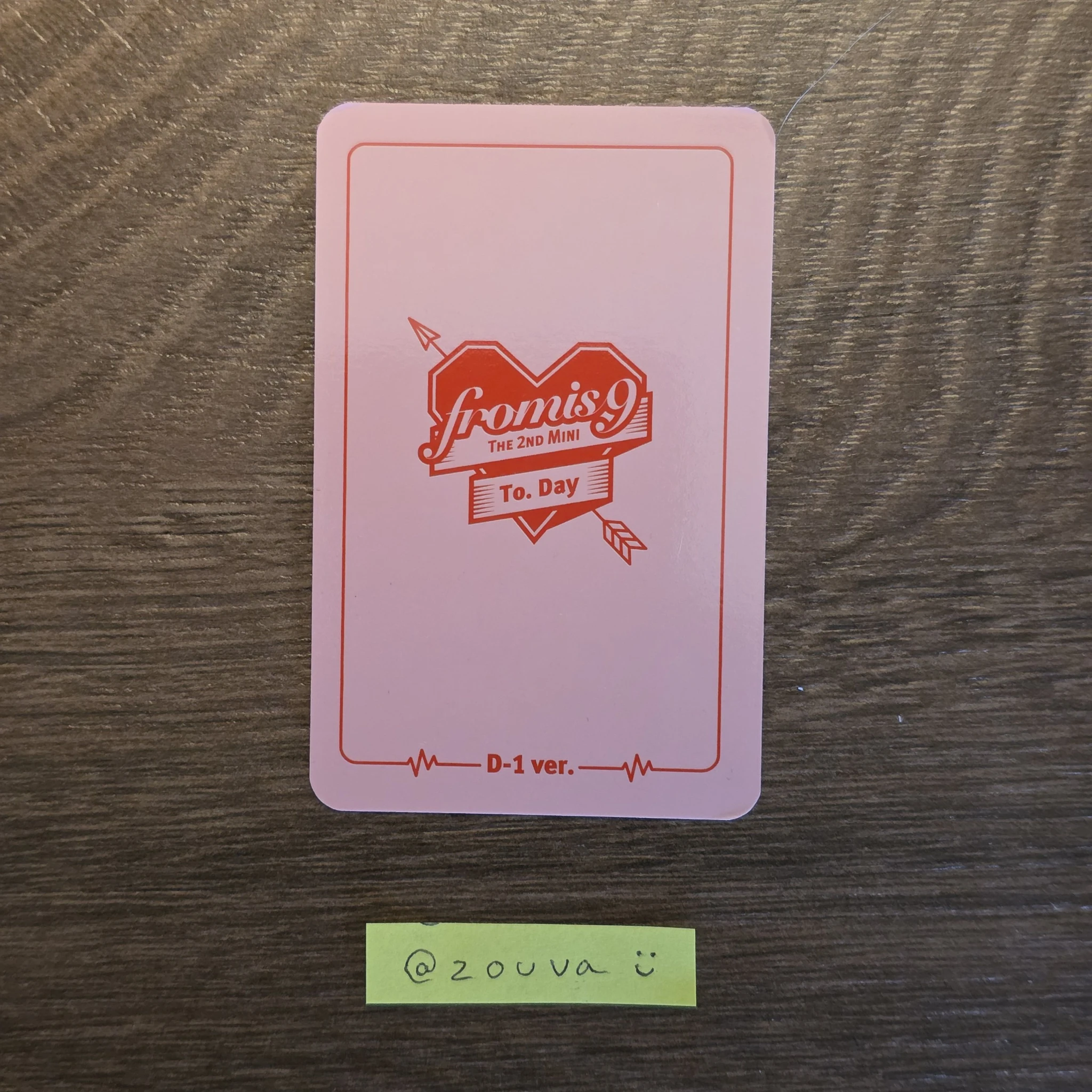 fromis_9 Jiheon fromis_9 - Jiheon - To. Day Album album photocard d-1 listing photo 2
