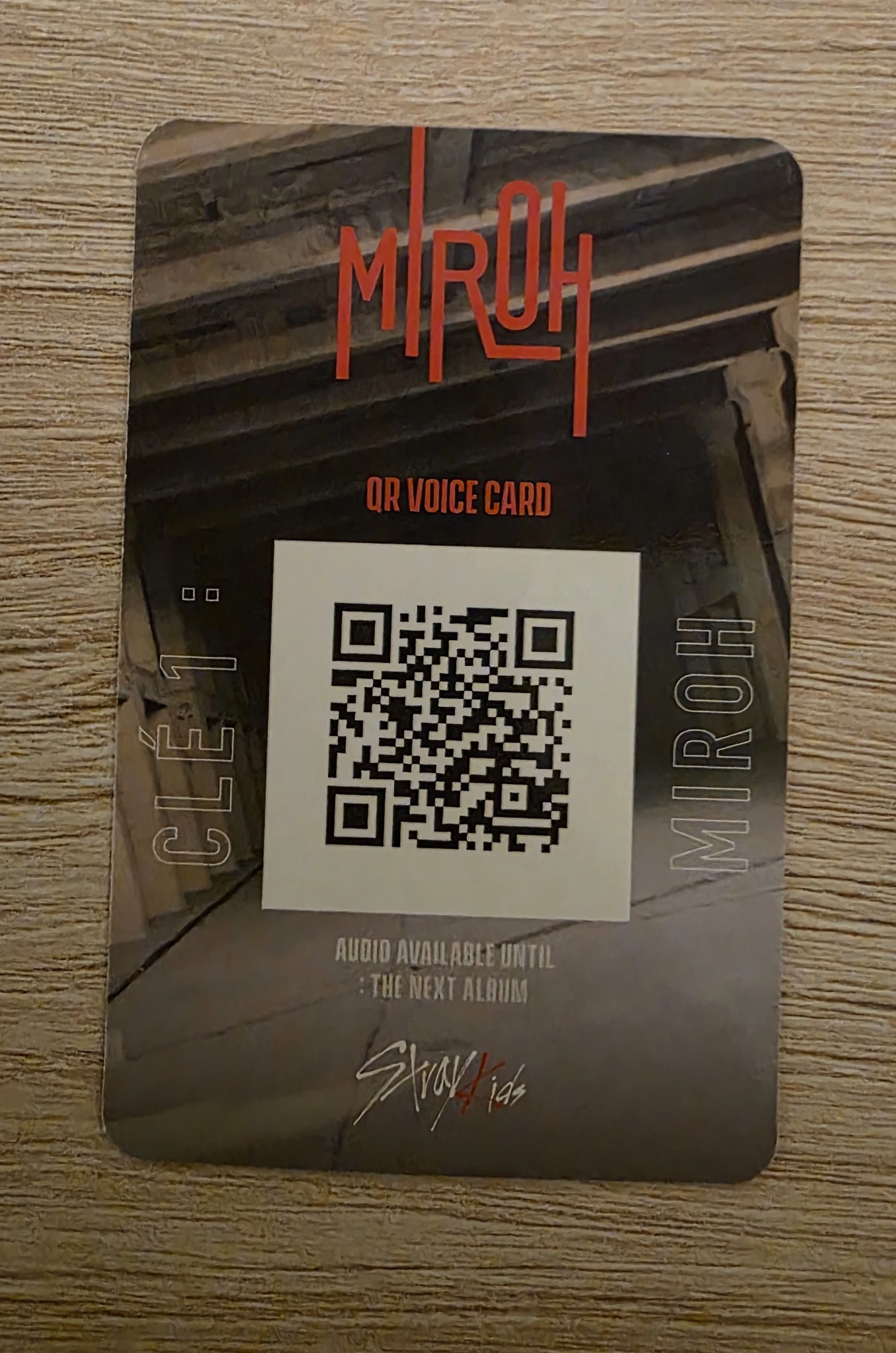 Stray Kids Bang Chan Stray Kids - Bang Chan - Clé 1: Miroh Album Logo Ver. album photocard listing photo 2