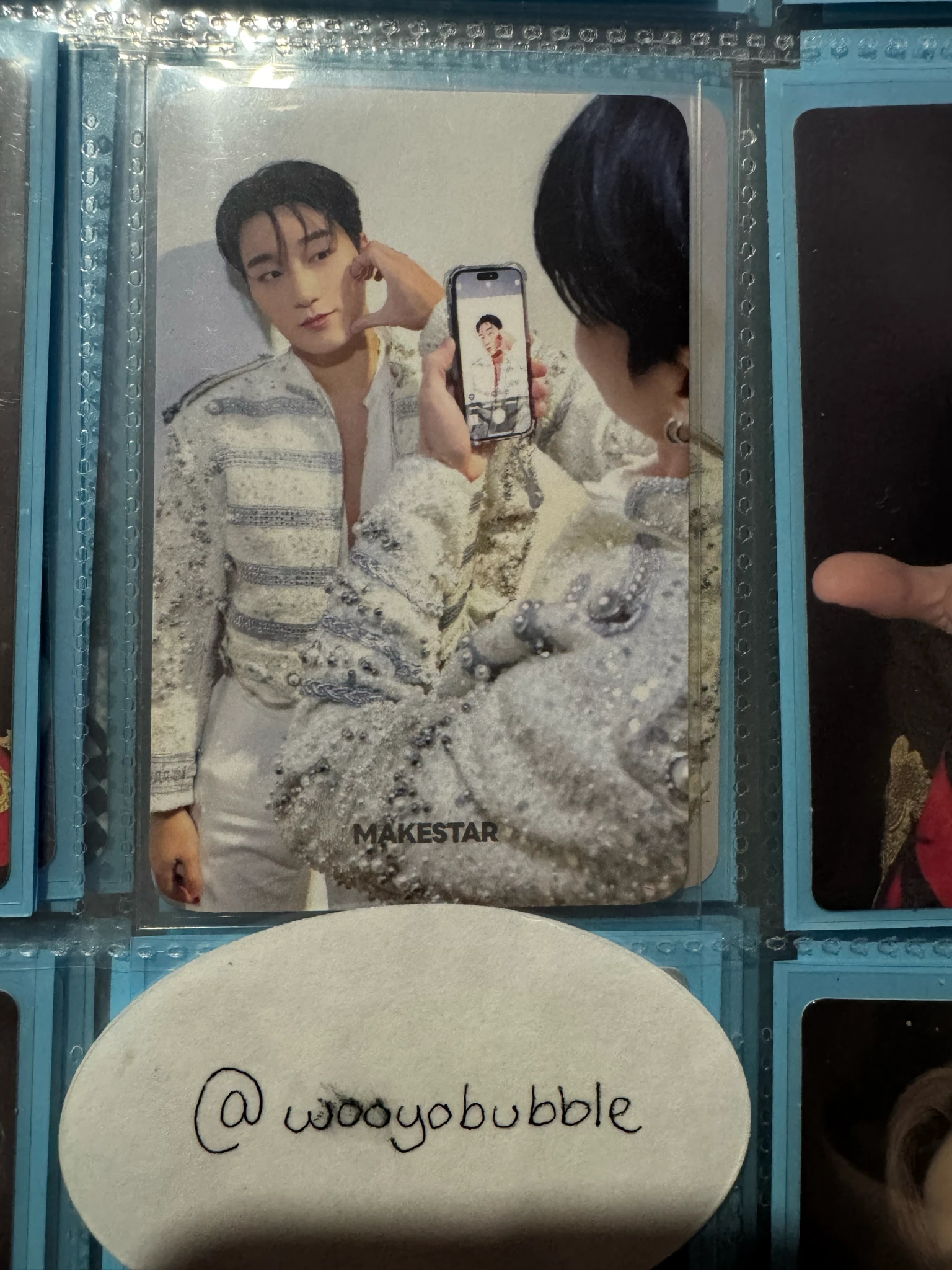 ATEEZ ATEEZ - Wooyoung & San - Golden Hour : Part 2 Album lucky draw makestar double-sided listing photo 2