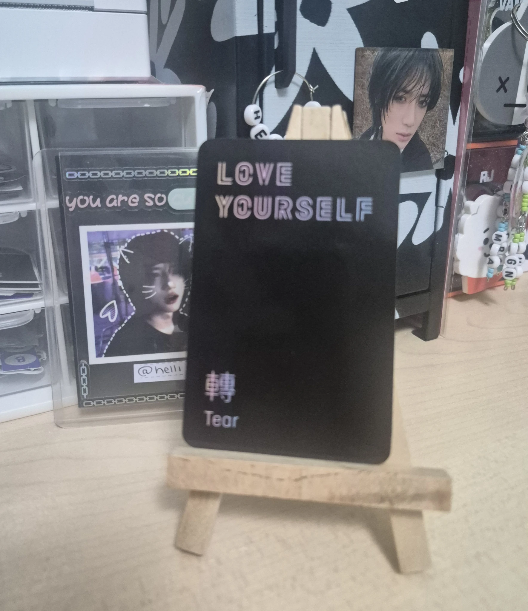 BTS Jimin BTS - Jimin - Love Yourself: Tear Album album photocard vinyl hologram listing photo 2