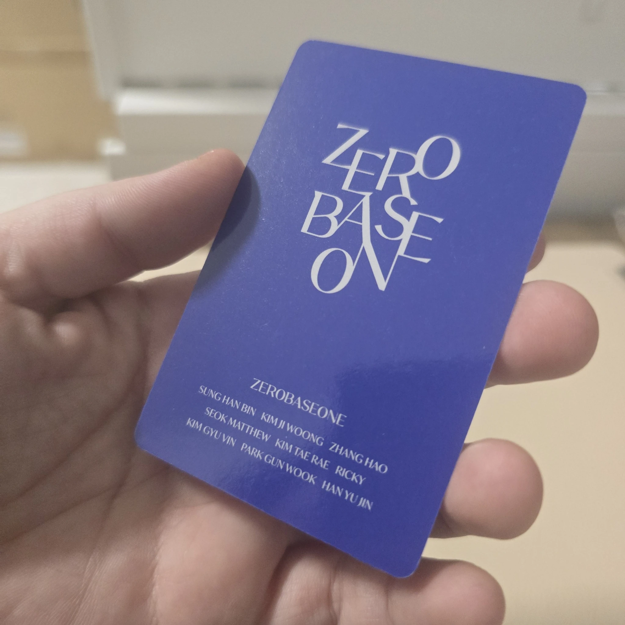 ZEROBASEONE Hao ZEROBASEONE - Hao - Lightstick Other photocard set pob (pre-order benefit) listing photo 2