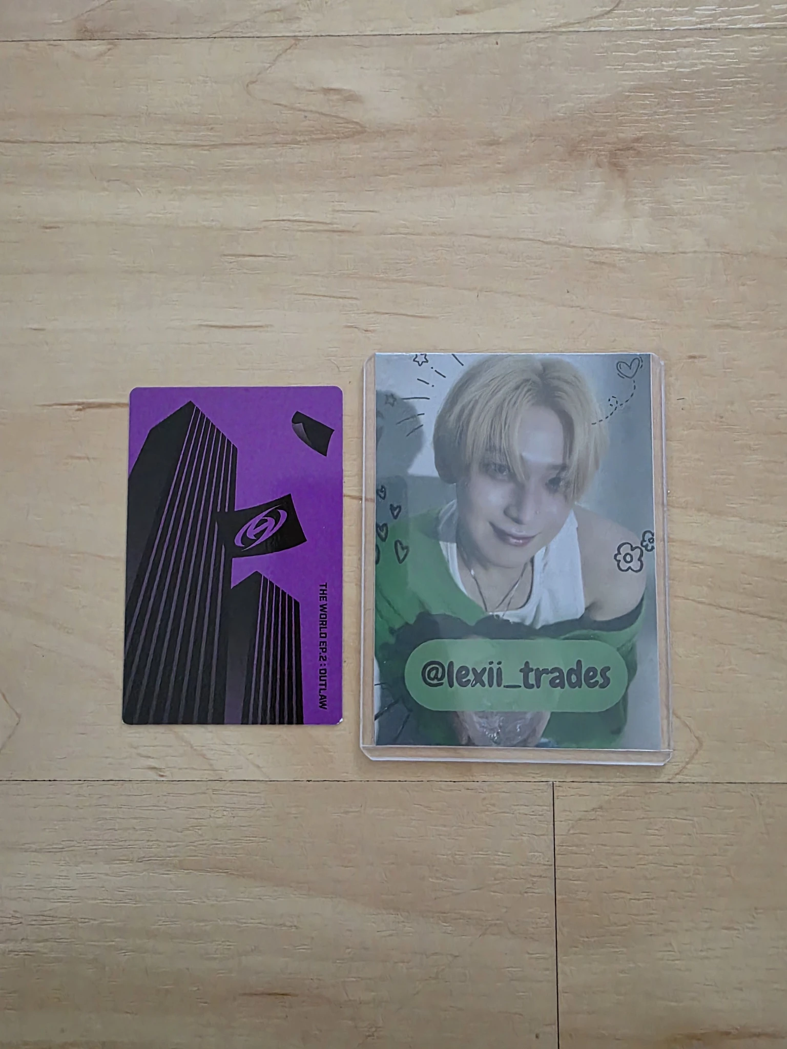 ATEEZ Yunho ATEEZ - Yunho - THE WORLD EP.2 : OUTLAW Album Z version album photocard listing photo 2