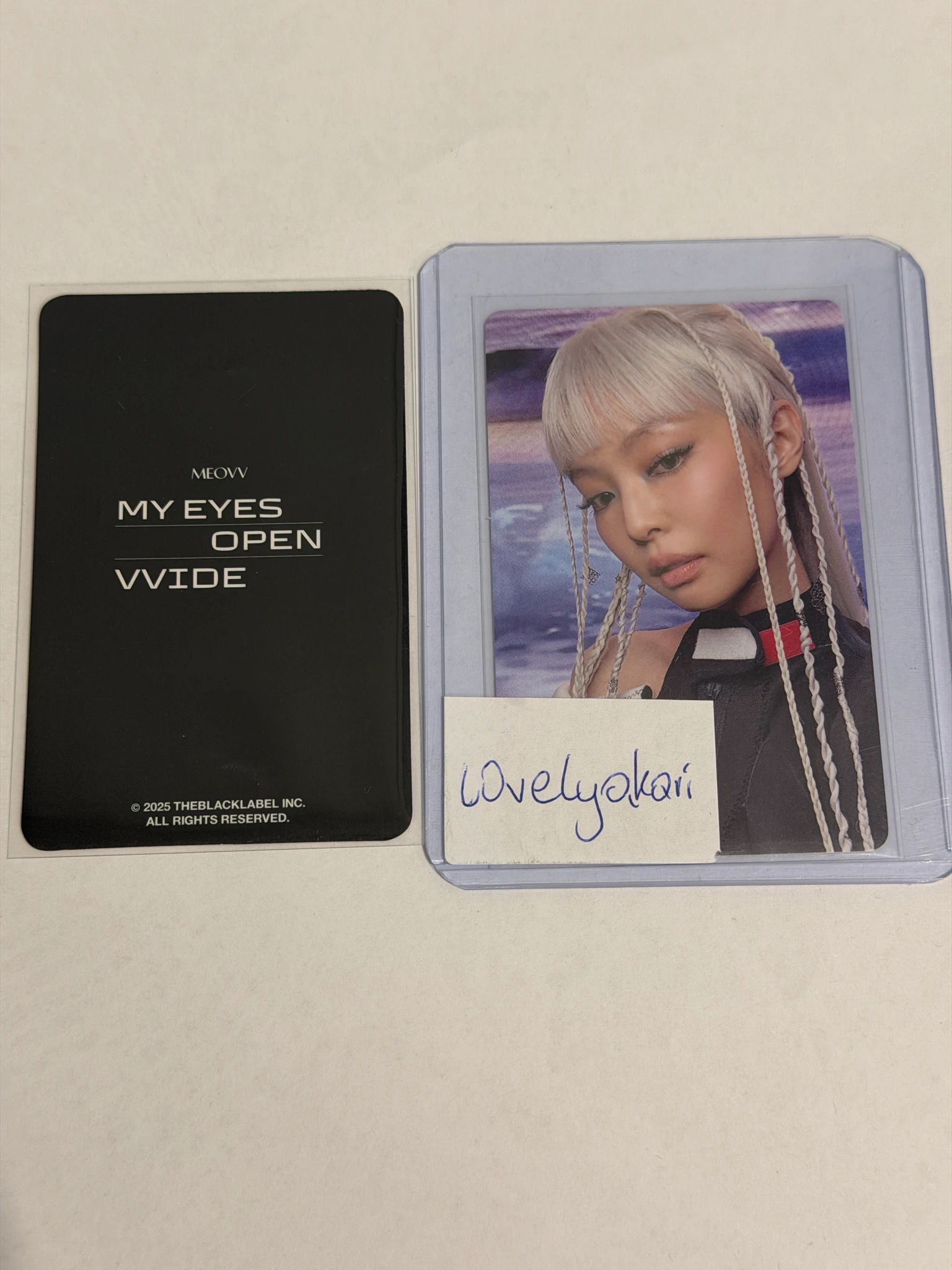 MEOVV Anna MEOVV - Anna - [MY EYES OPEN VVIDE] Pop-Ups Event trading card D version listing photo 2