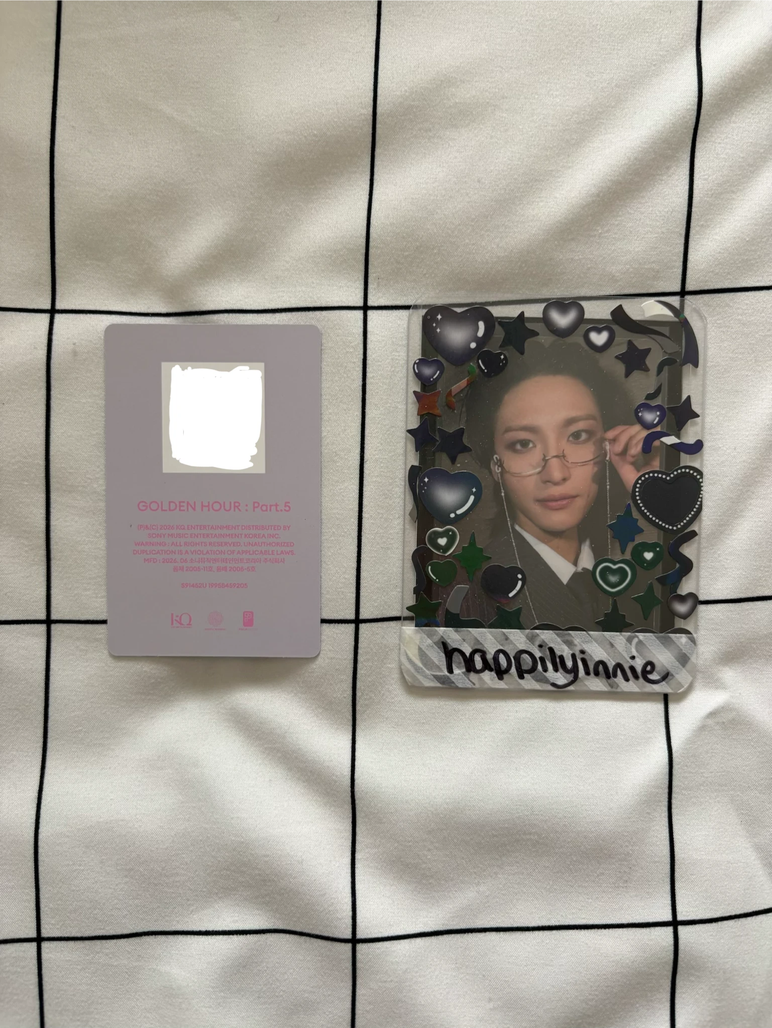 ATEEZ Yunho ATEEZ - Yunho - GOLDEN HOUR : Part.5 Album poca album qr card listing photo 2
