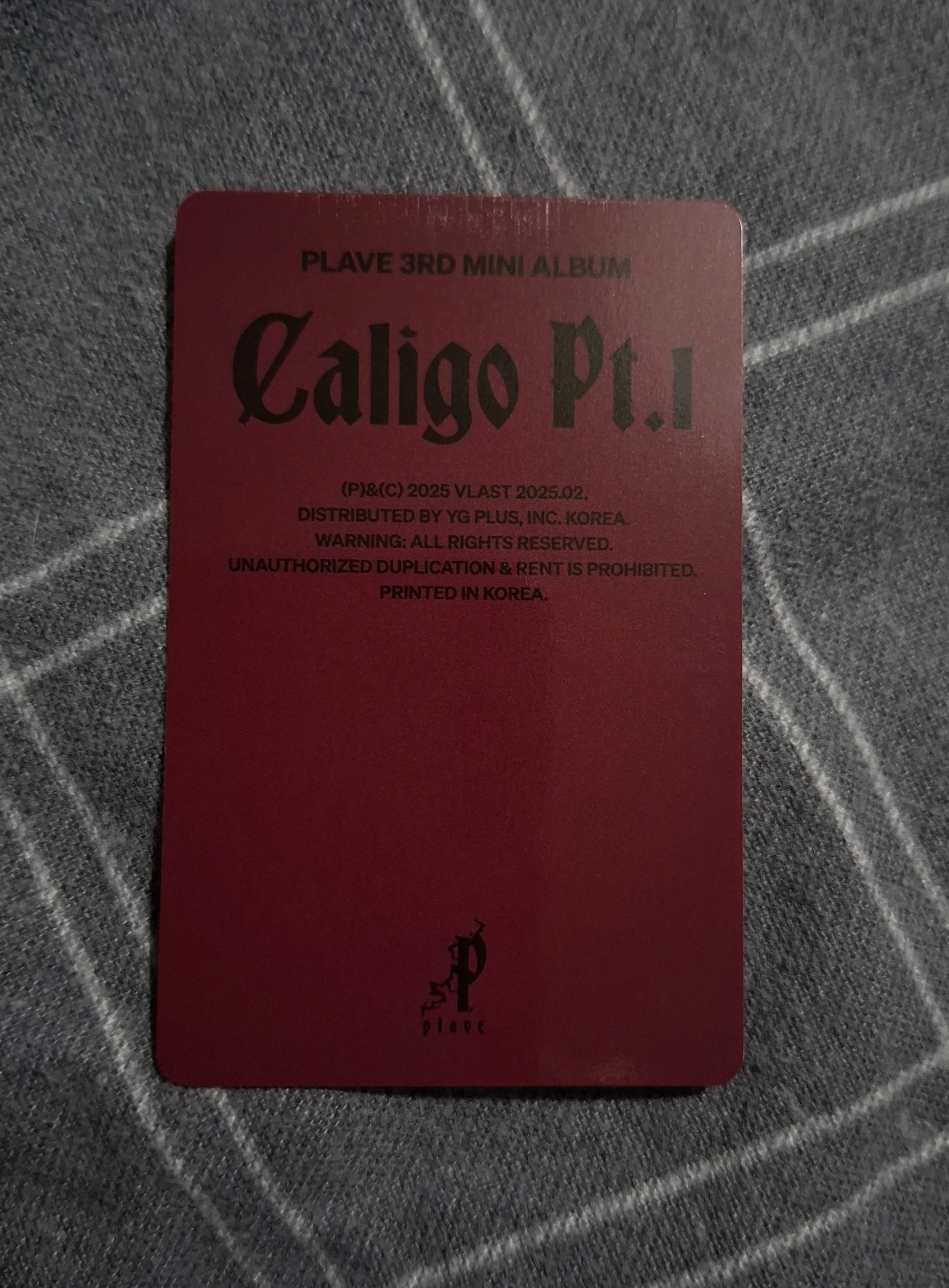 PLAVE PLAVE - Caligo Pt.1 Album vanguard version album photocard listing photo 2