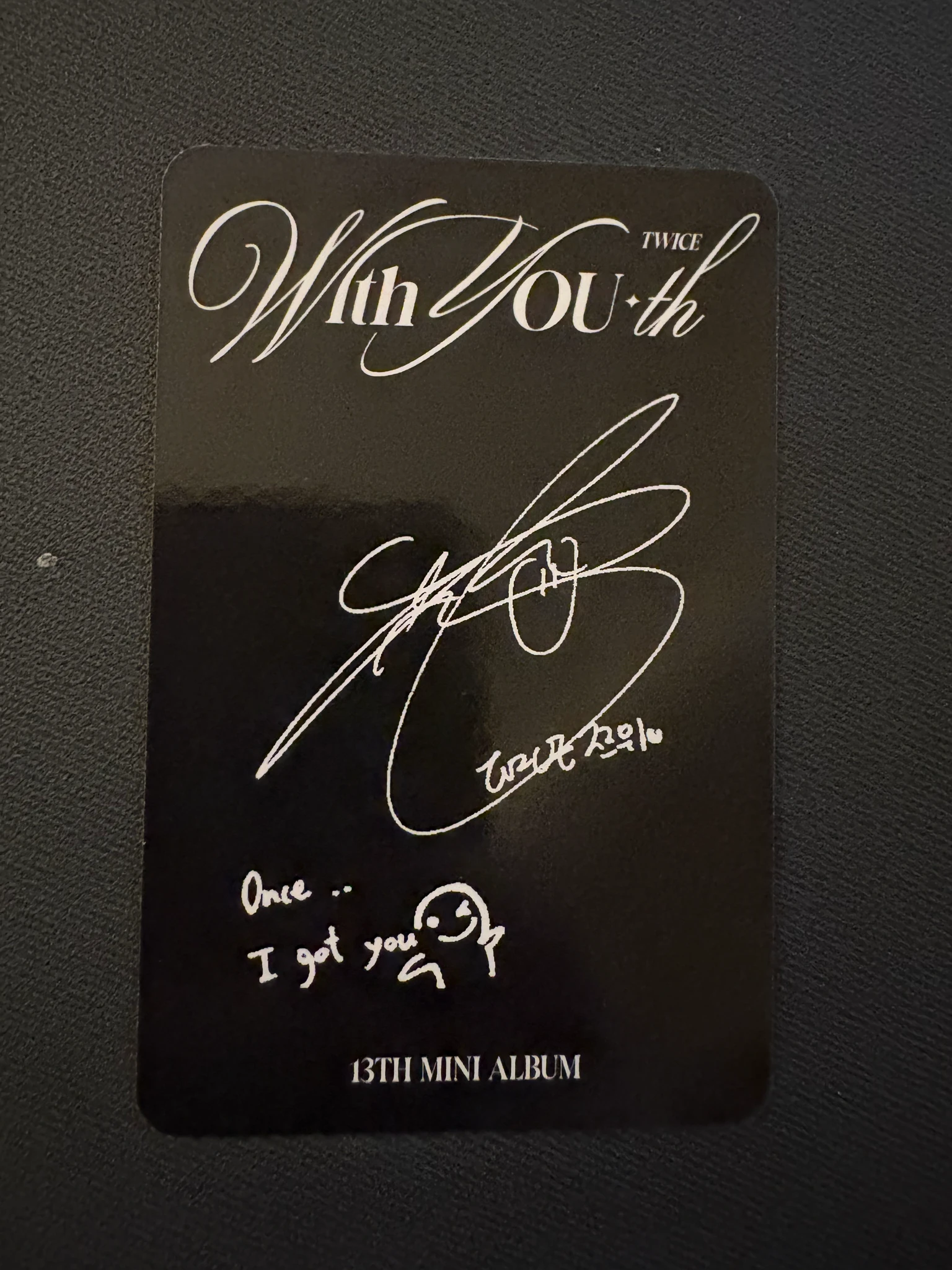 TWICE Tzuyu TWICE-Tzuyu-Album-with you-th listing photo 2