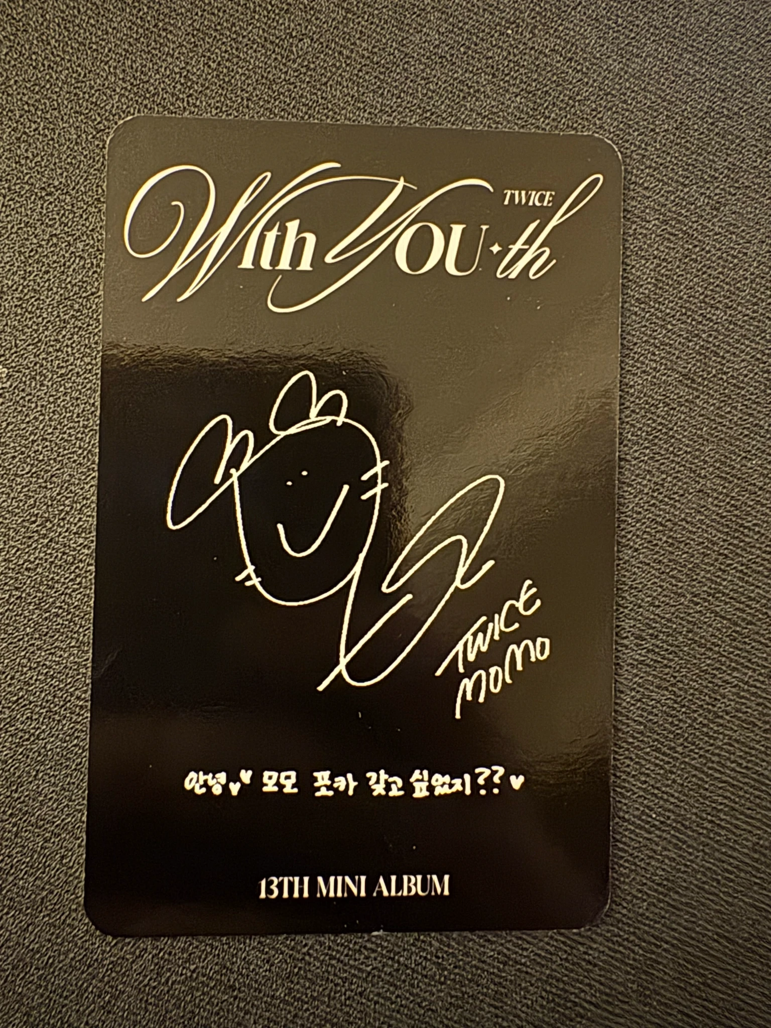 TWICE Momo TWICE-Momo-Album-with you-th listing photo 2