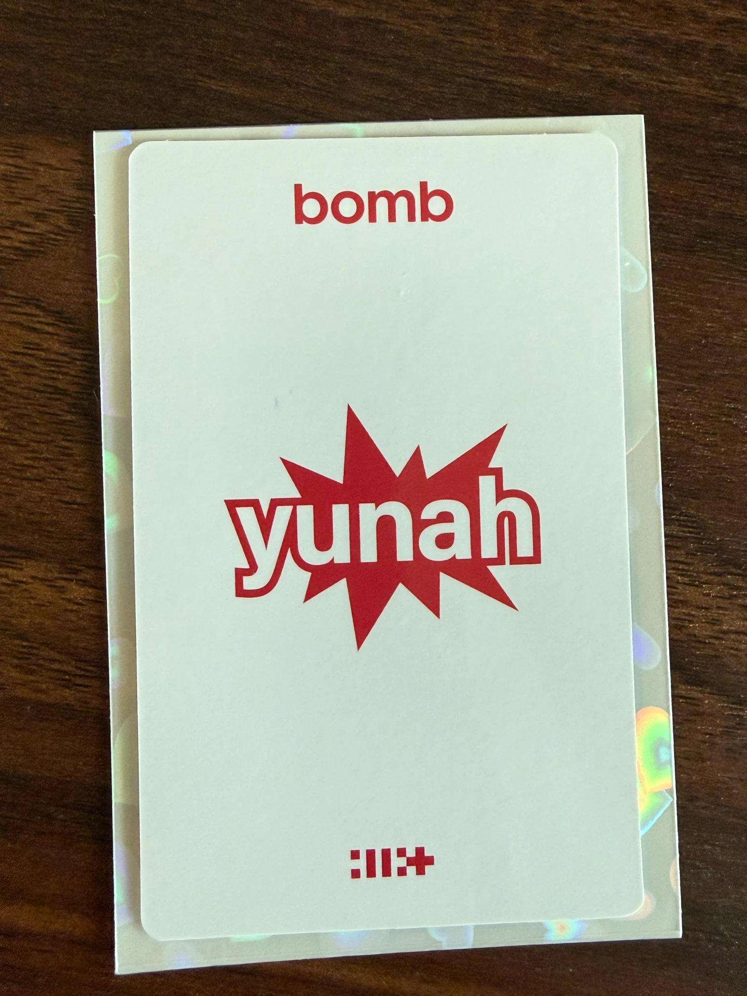 ILLIT Yunah ILLIT - YUNAH - bomb Album gllit ver album photocard listing photo 2