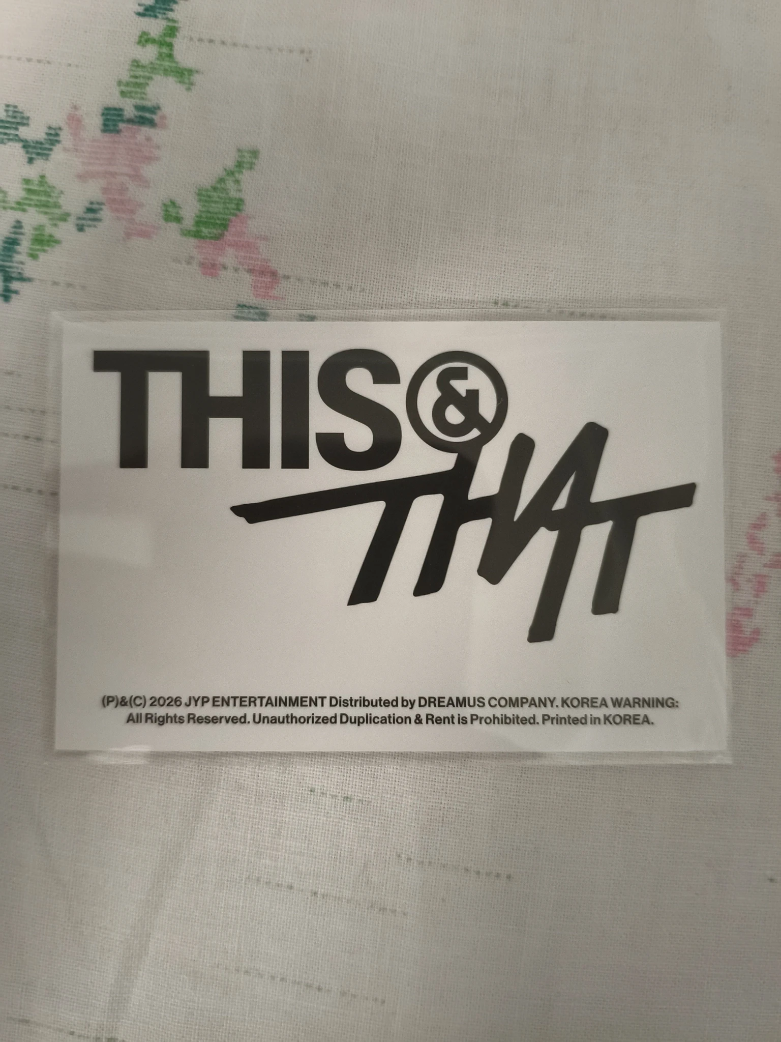 Stray Kids Changbin Stray Kids - Changbin - This & That Album this version id card album photocard listing photo 2