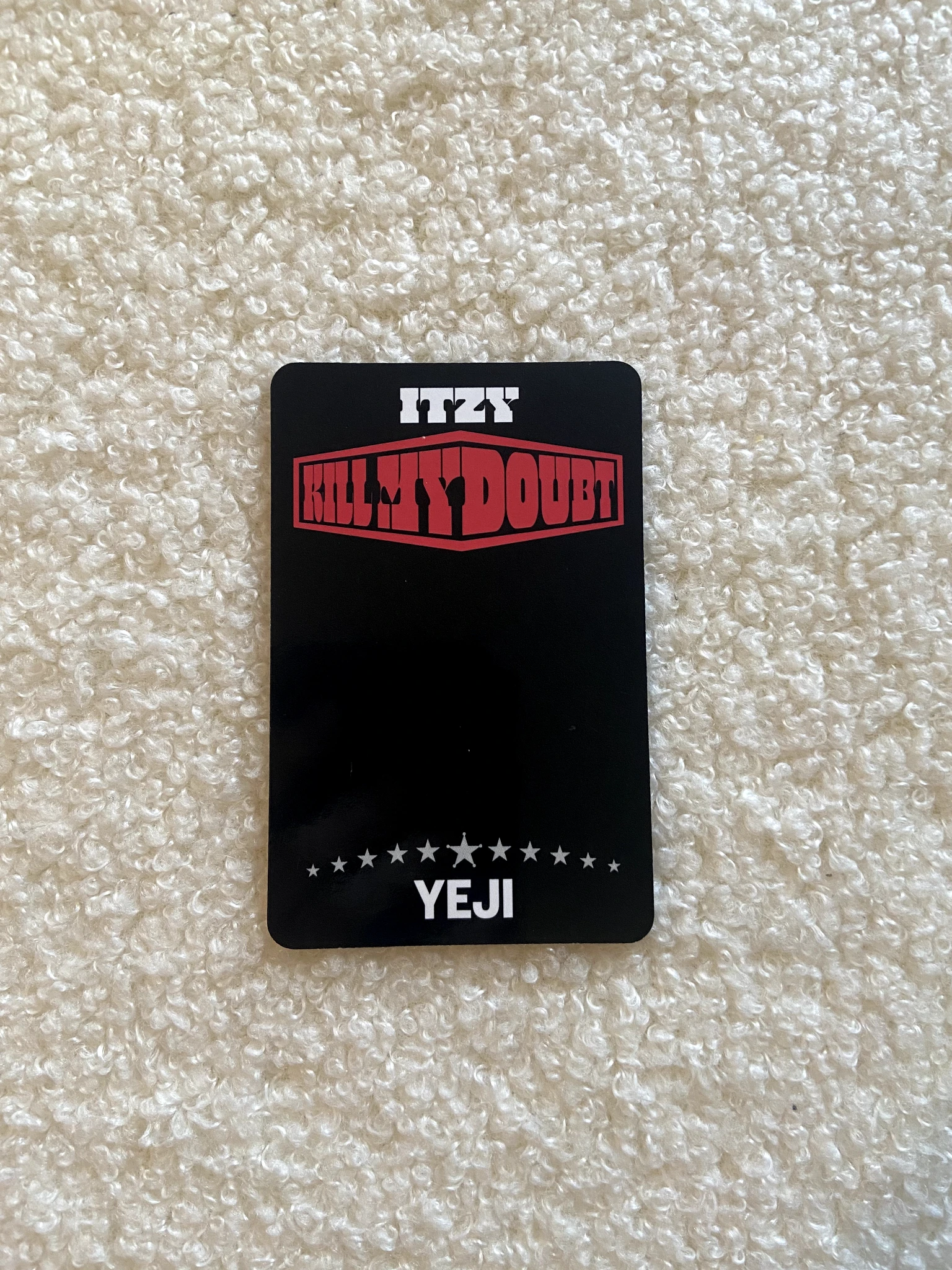 ITZY Yeji ITZY - Yeji - KILL MY DOUBT Album album photocard listing photo 2