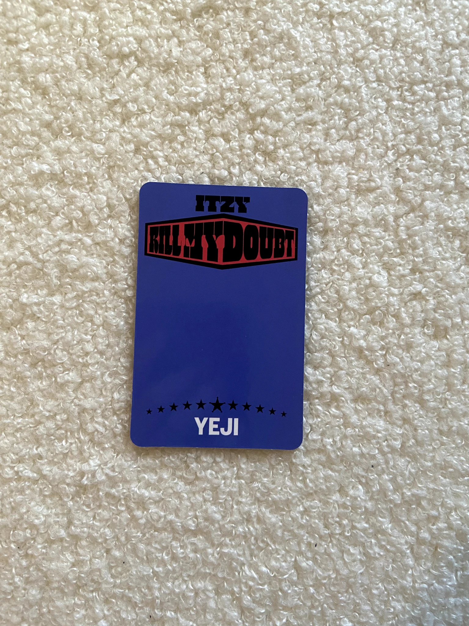 ITZY Yeji ITZY - Yeji - KILL MY DOUBT Album album photocard listing photo 2