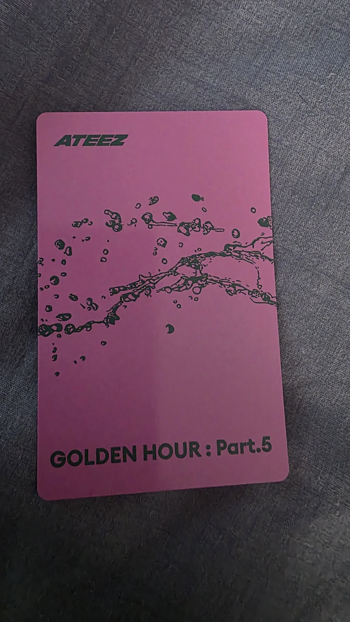 ATEEZ Seonghwa ATEEZ - Seonghwa - GOLDEN HOUR : Part.5 Album poca album album photocard A version listing photo 2