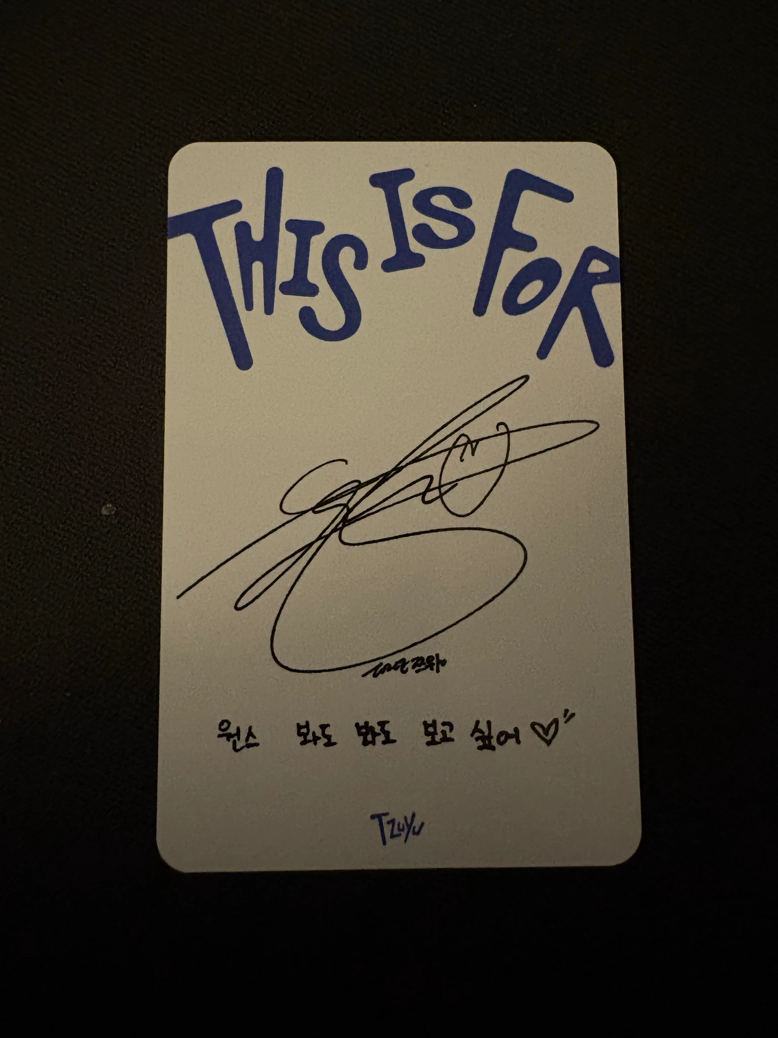 TWICE Tzuyu TWICE-Tzuyu-Album-this is for listing photo 2