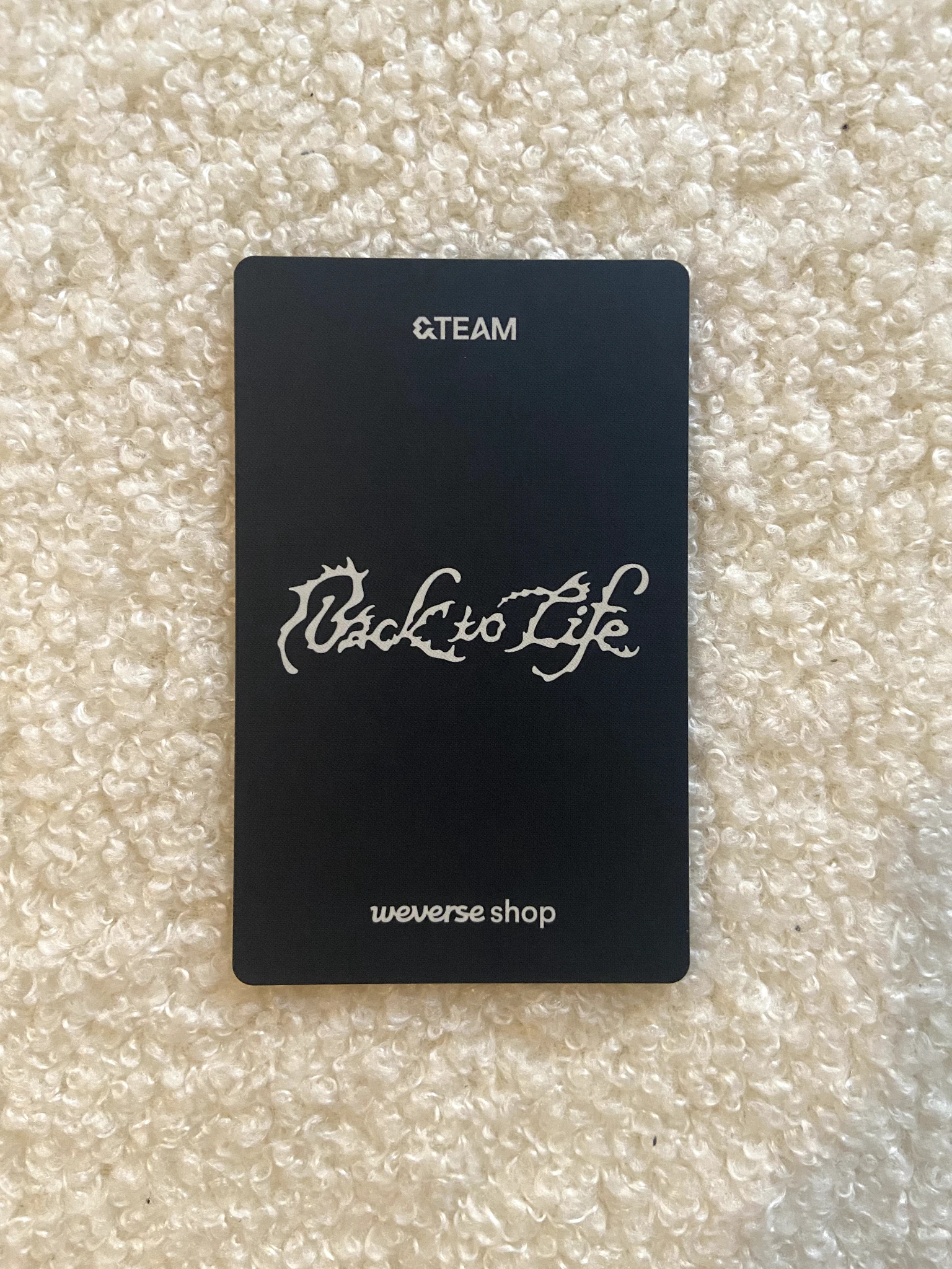 &TEAM Fuma &TEAM - Fuma - Back to Life  Album pre-order benefit (pob) listing photo 2