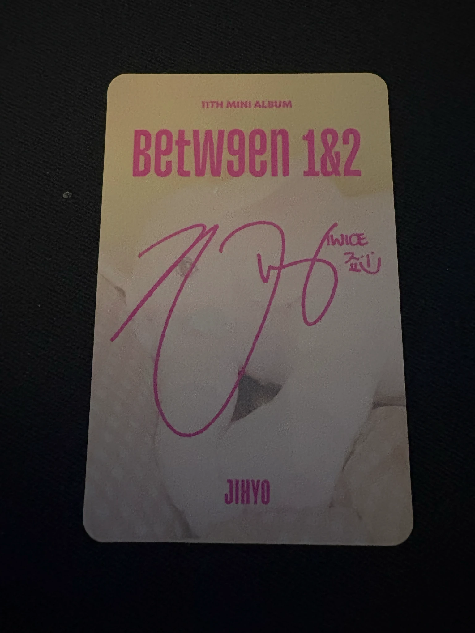 TWICE Jihyo TWICE-Jihyo-Album-BETWEEN 1&2 listing photo 2