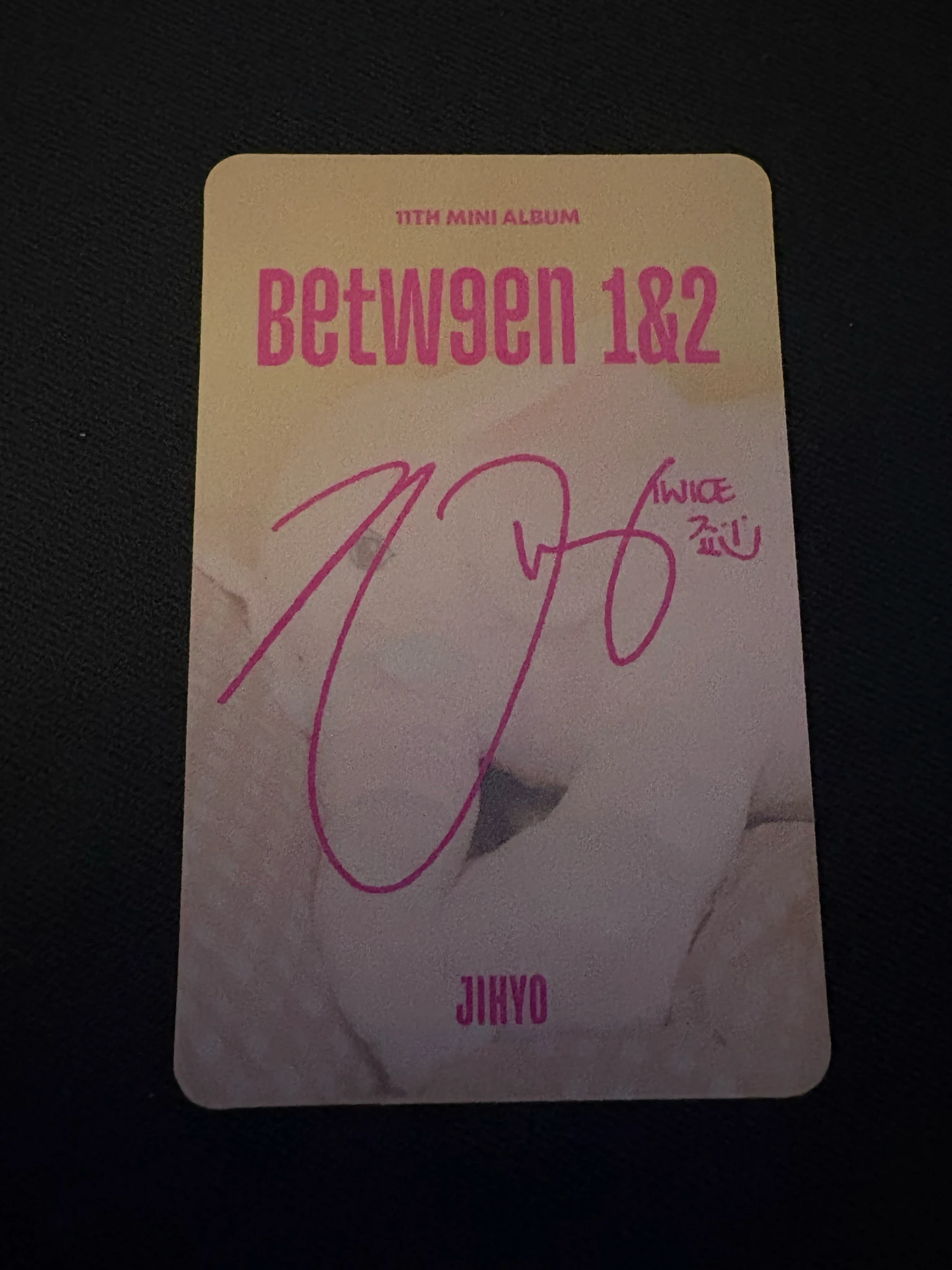 TWICE Jihyo TWICE-Jihyo-Album-BETWEEN 1&2 listing photo 2