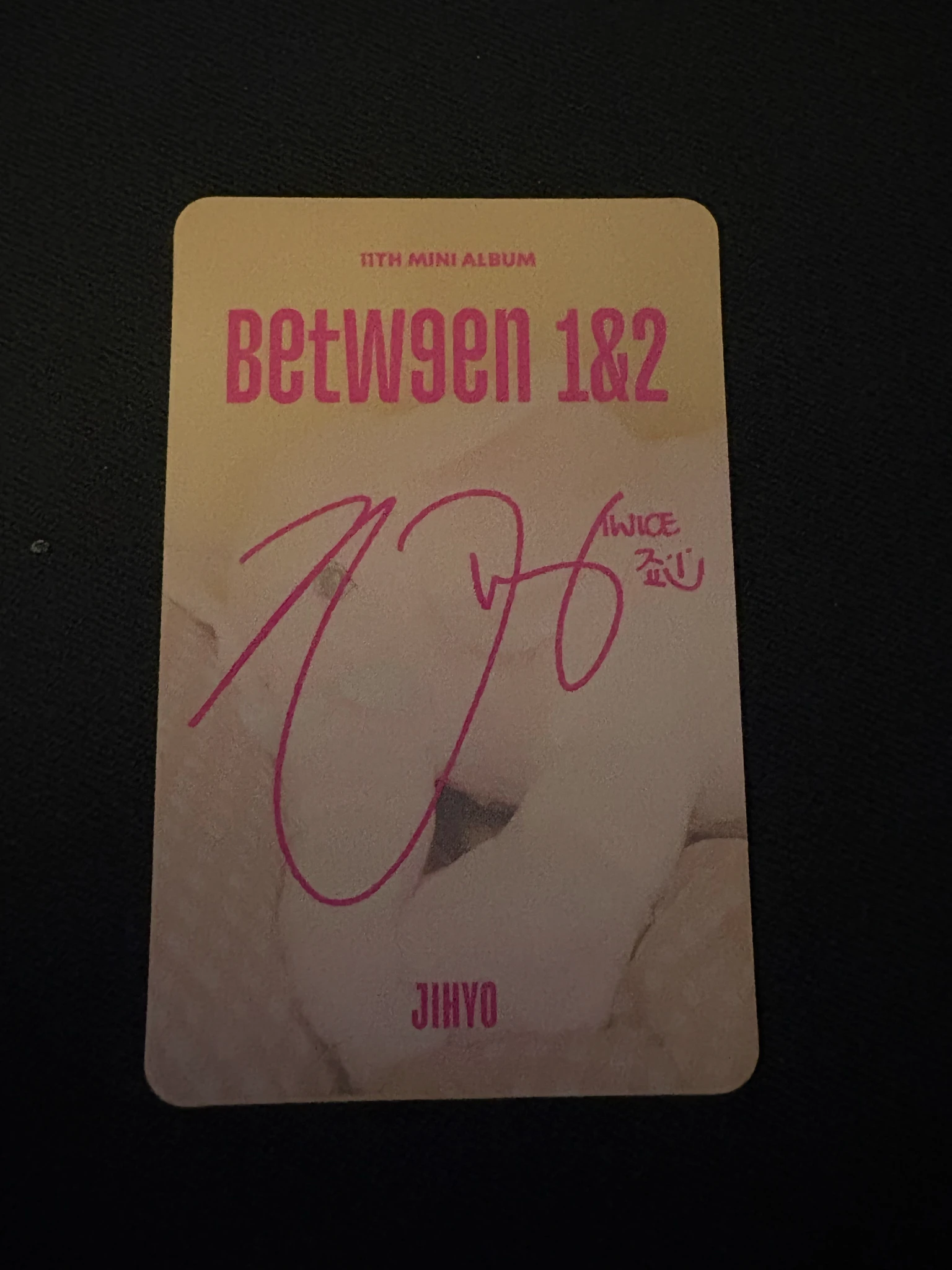 TWICE Jihyo TWICE-Jihyo-Album-BETWEEN 1&2 listing photo 2