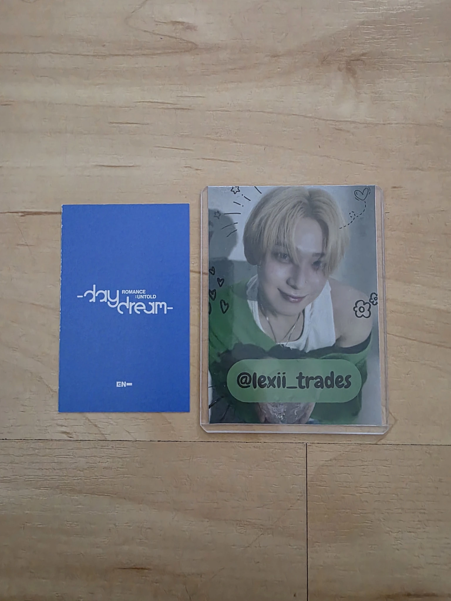 ENHYPEN Sunoo ENHYPEN - Sunoo - ROMANCE: UNTOLD-DAYDREAM- Album album photocard weverse album version horizontal polaroid photocard set listing photo 2