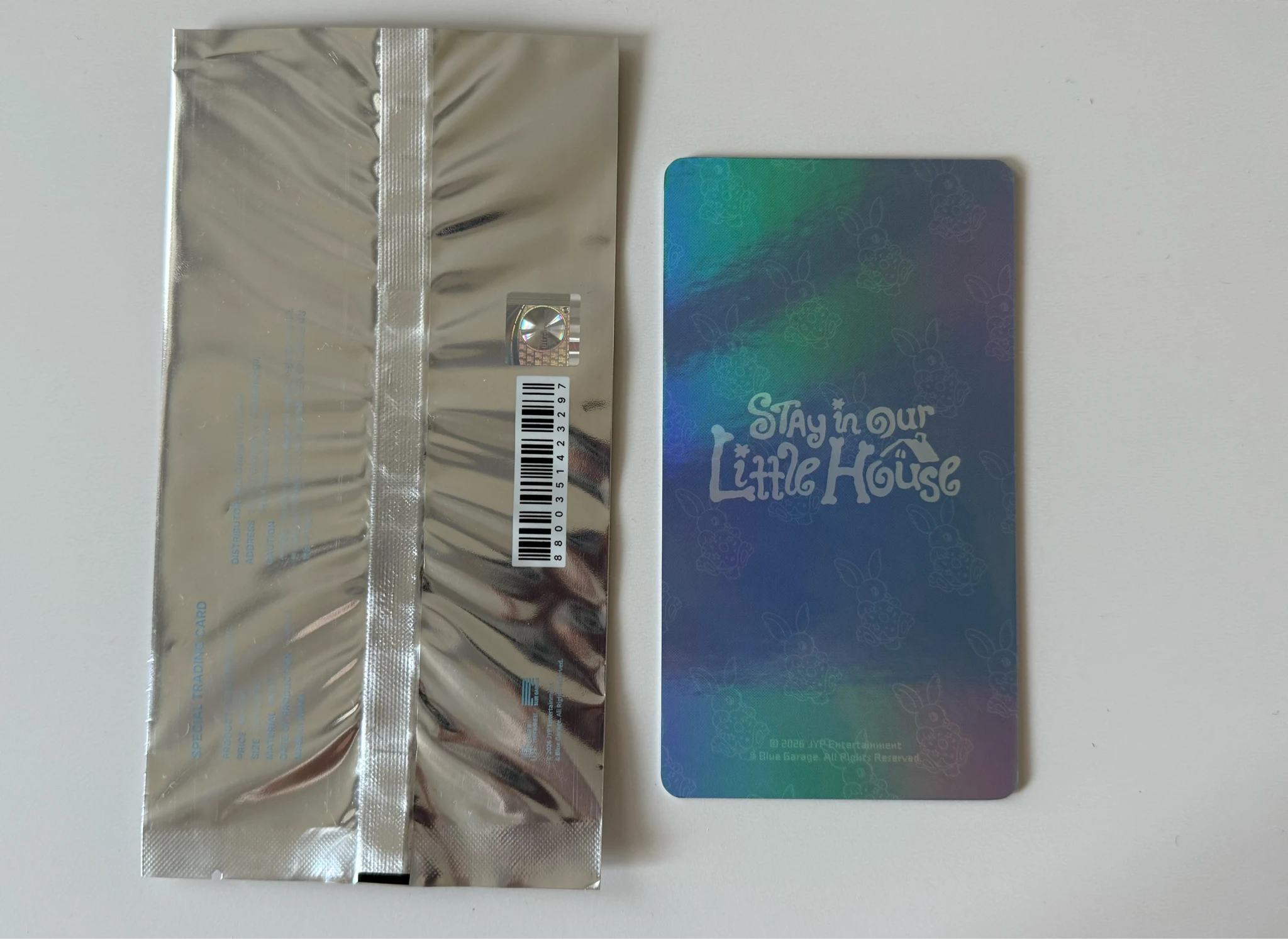 Stray Kids Lee Know Stray Kids - Lee Know - 6th Fanmeeting - STAY in Our Little House Event non-standard size trading card holographic (hologram) listing photo 2