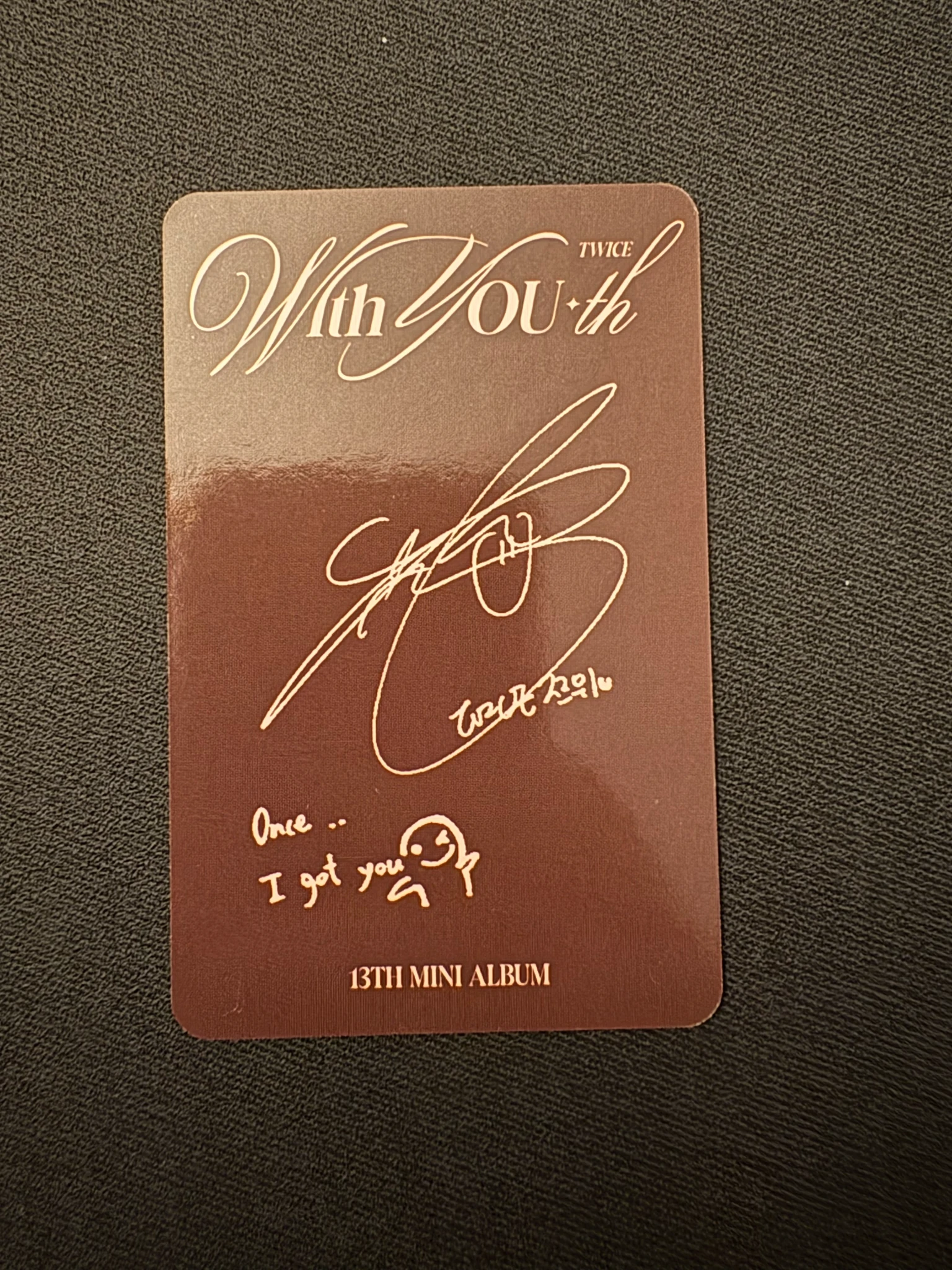TWICE Tzuyu TWICE-Tzuyu-Album-with you-th listing photo 2