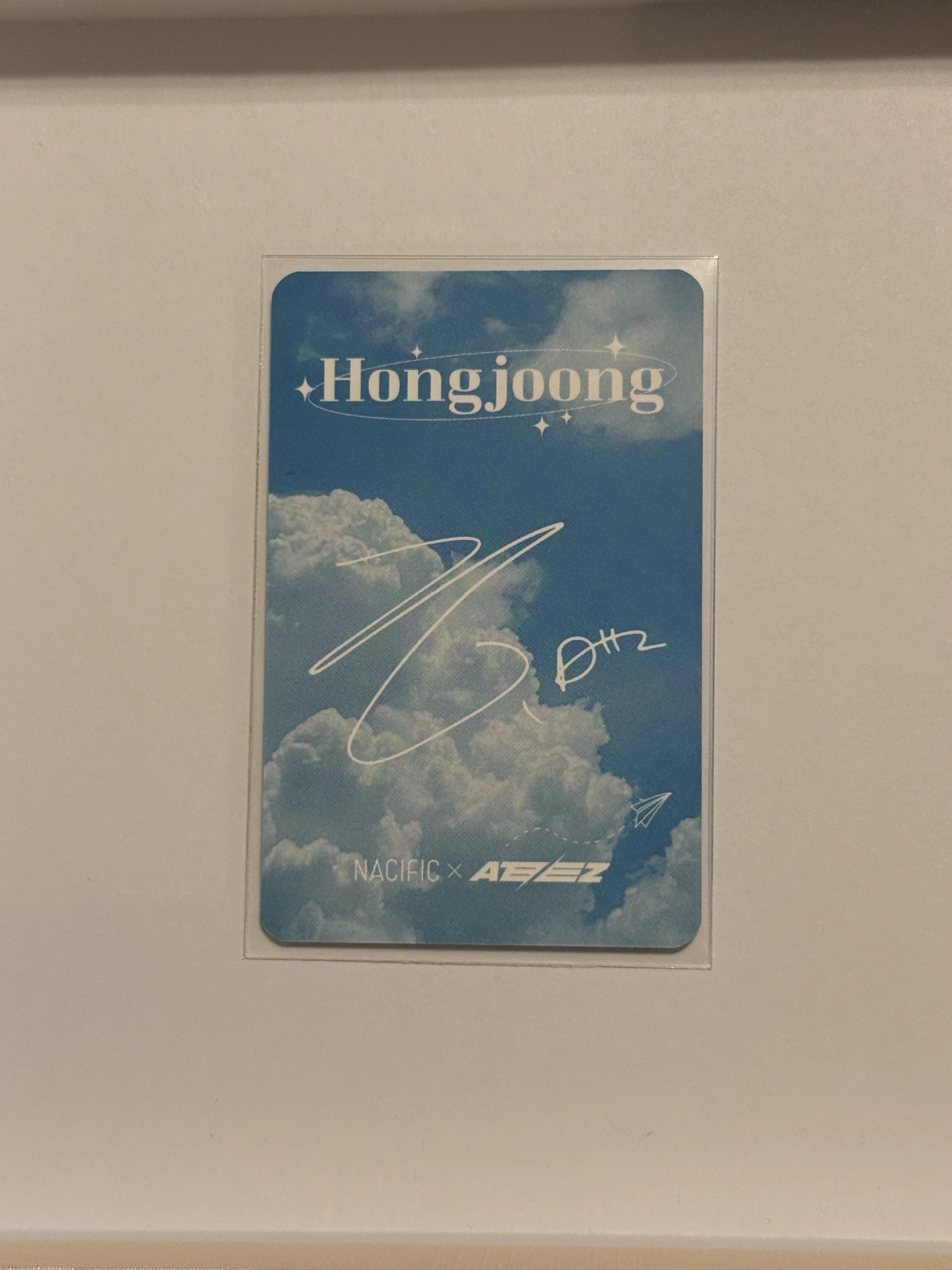 ATEEZ Hongjoong ATEEZ - Hongjoong - Ateez x Nacific Other round 7 nacific special card listing photo 2