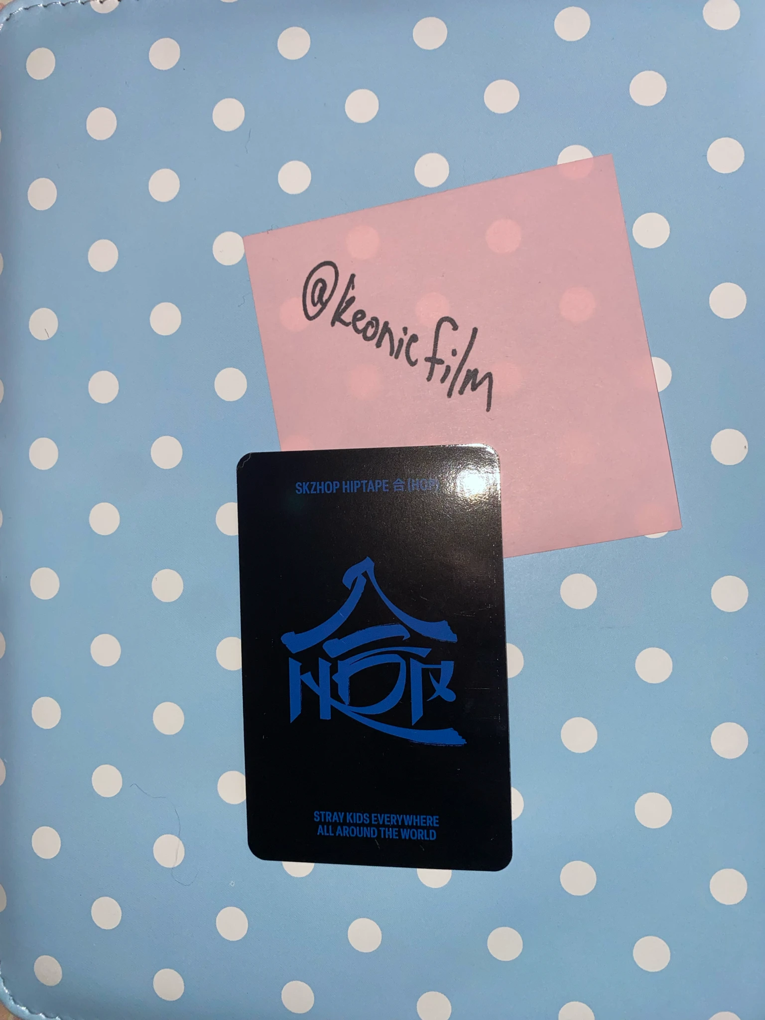 Stray Kids I.N Stray Kids - I.N - HOP Album hiptape version trading card album photocard A version limited edition listing photo 2