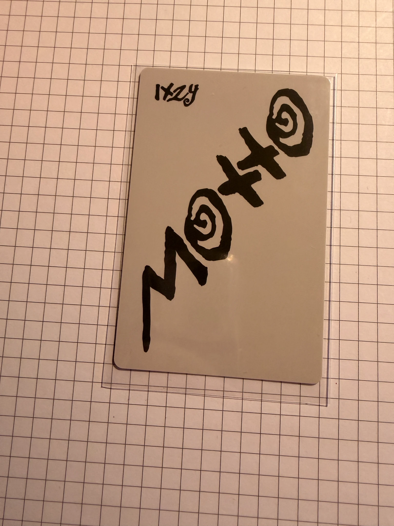 ITZY Yuna ITZY - Yuna - Motto Album album photocard poca album A version concept version photocard set listing photo 2