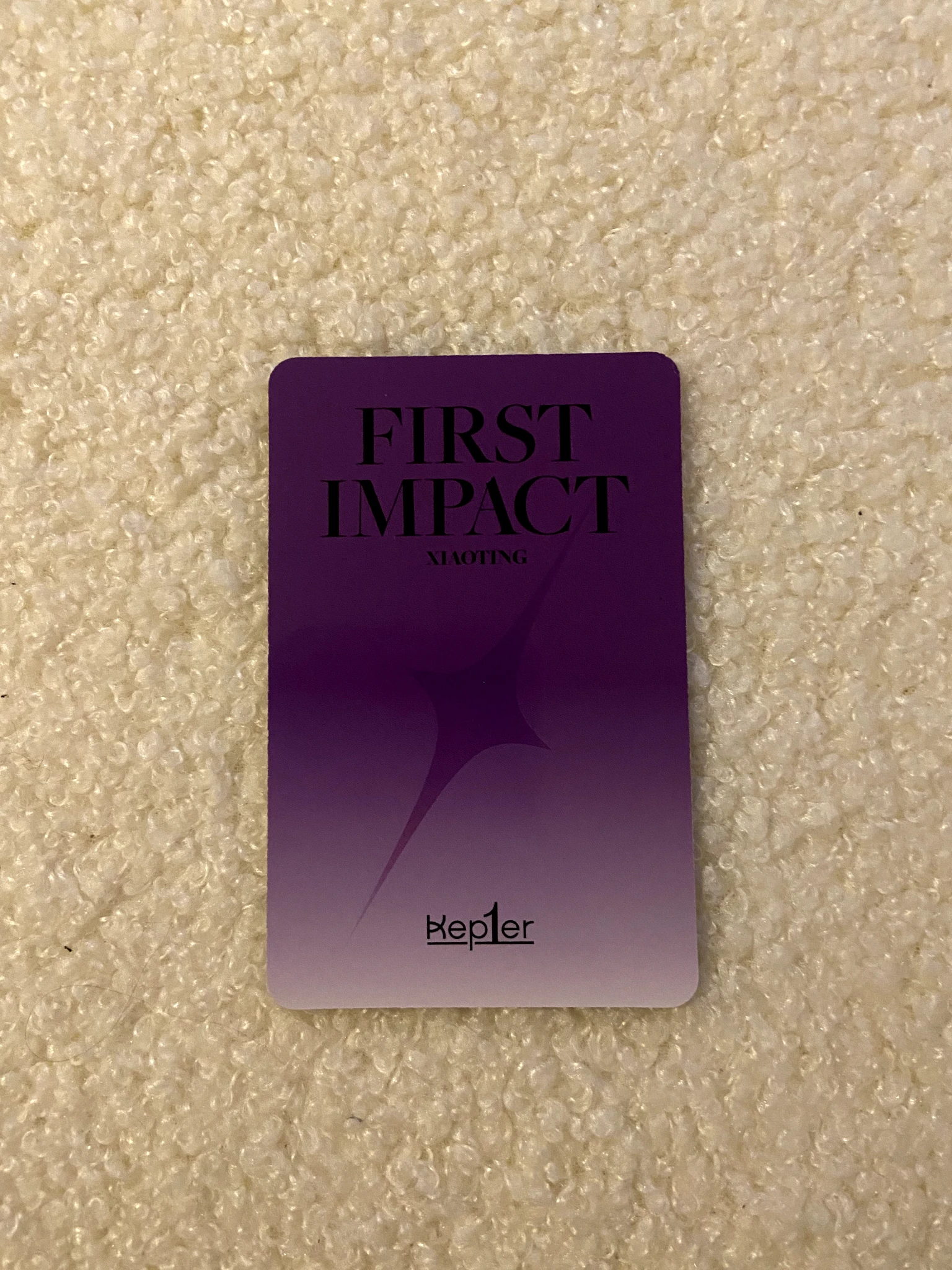 Kep1er Xiaoting Kep1er - Xiaoting - First Impact Album connect 1 version album photocard listing photo 2