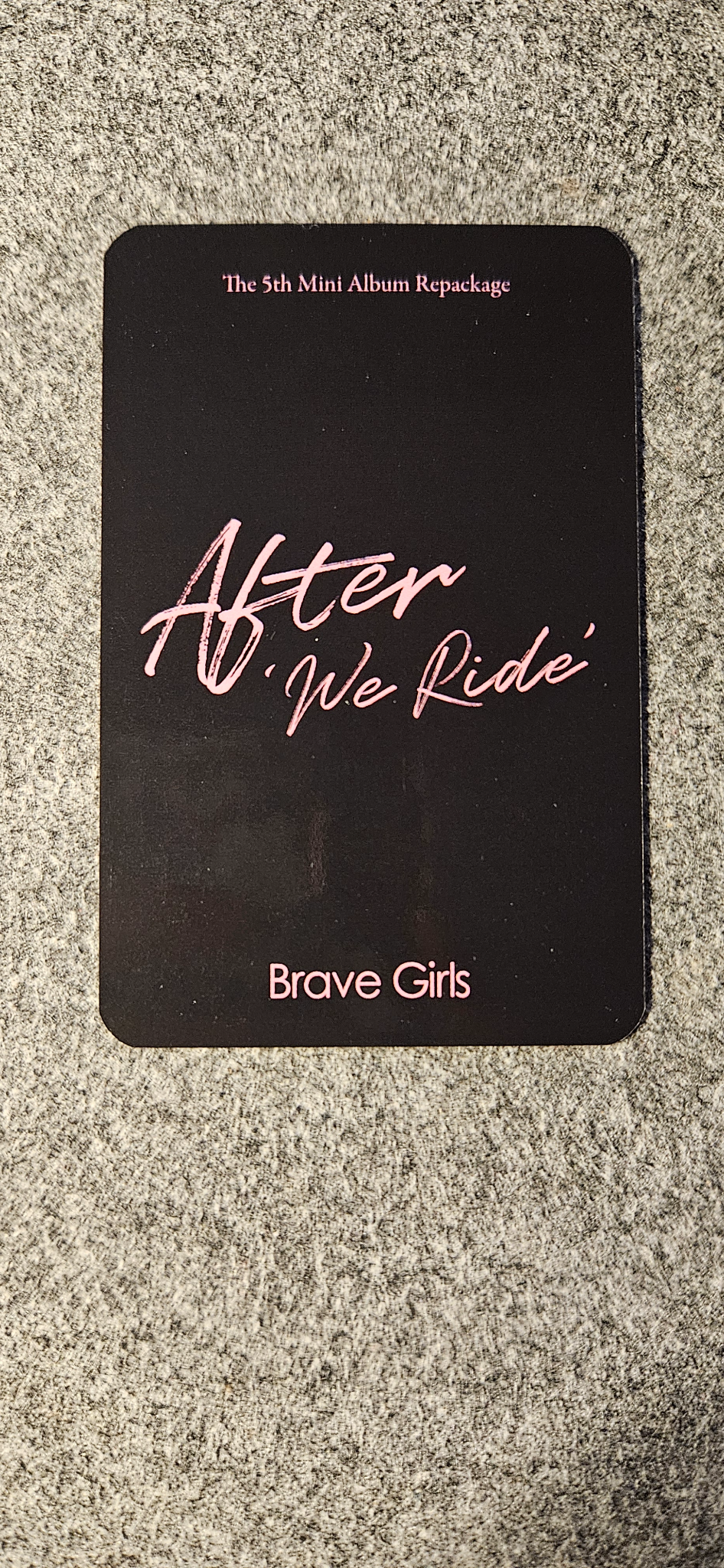 BBGIRLS Yuna BBGIRLS - Yuna - After 'We Ride' Album pob (pre-order benefit) synnara listing photo 2