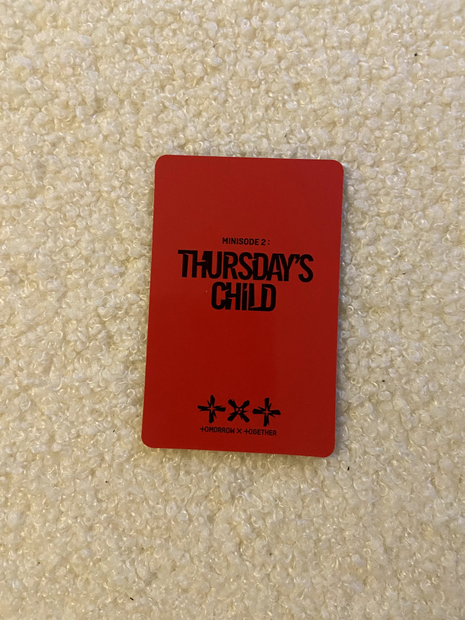 TOMORROW X TOGETHER Beomgyu TOMORROW X TOGETHER - Beomgyu - Minisode 2: Thursday's Child Album pre-order benefit (pob) aladin holographic (hologram) listing photo 2