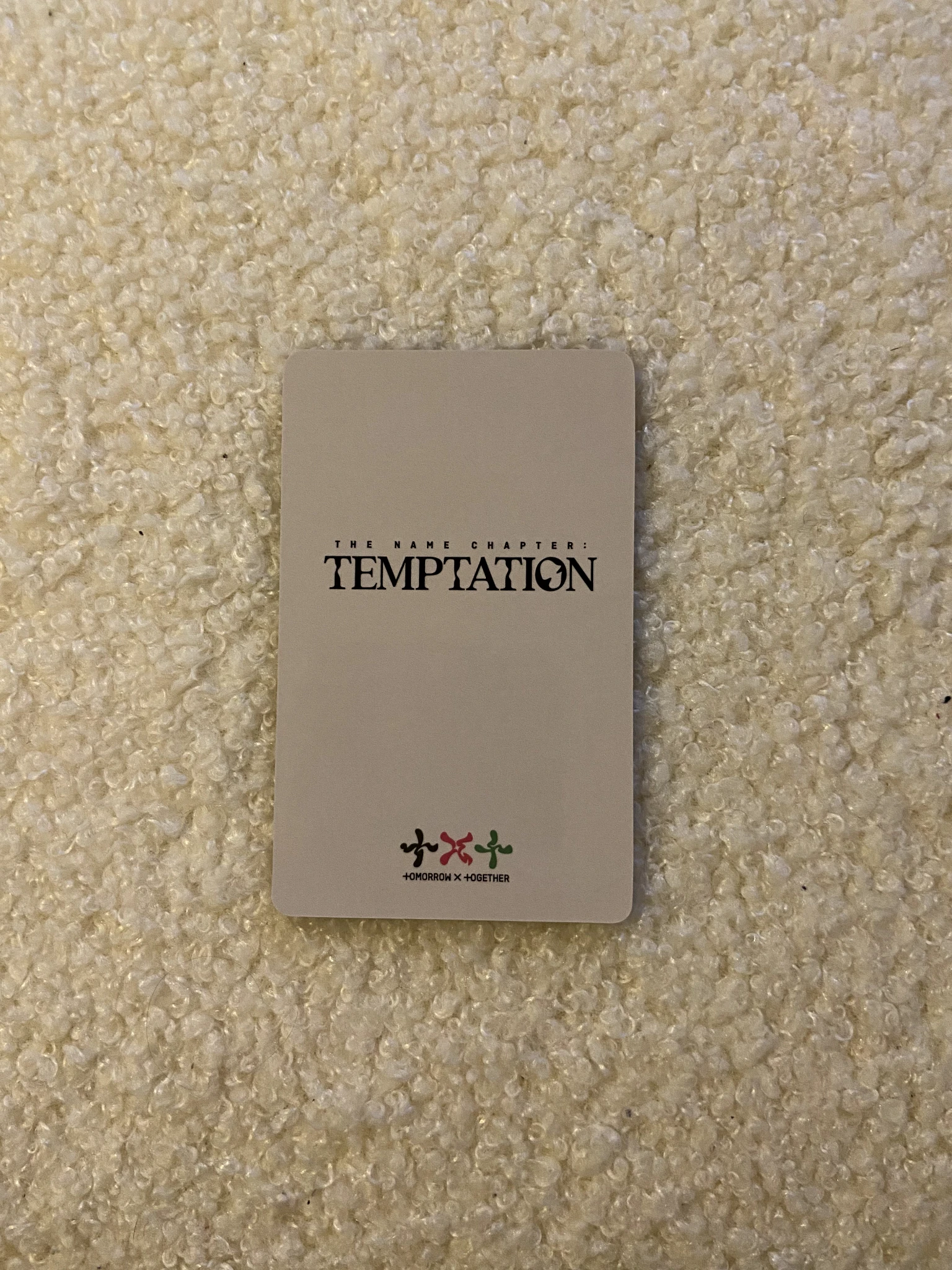 TOMORROW X TOGETHER Beomgyu TOMORROW X TOGETHER - Beomgyu - The Name Chapter: Temptation Album lucky draw weverse shop japan (wvj) listing photo 2