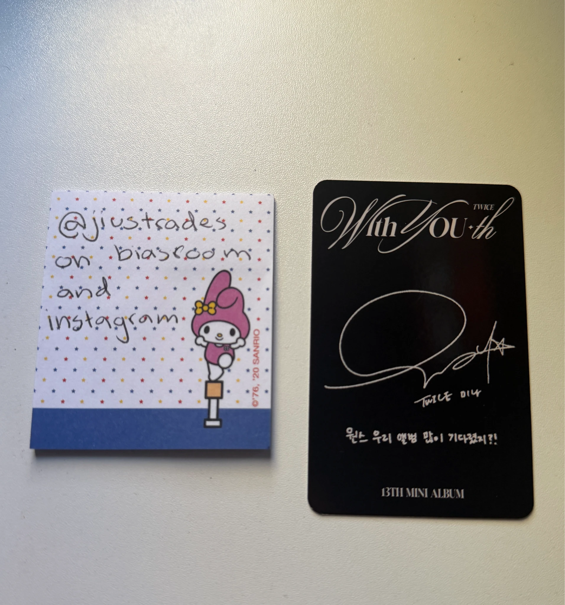 TWICE Mina TWICE-Mina-Album-with you-th listing photo 2
